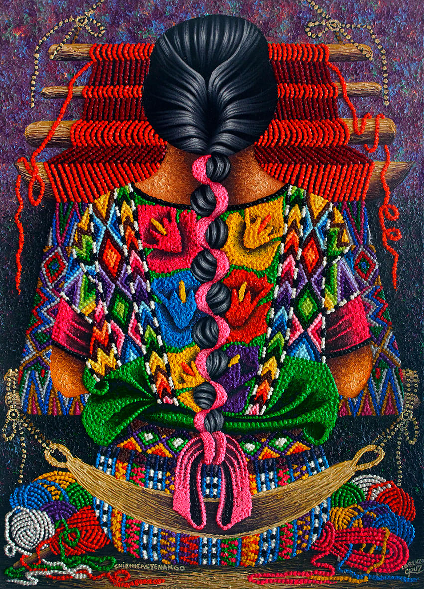 Lorenzo Cruz, Chichicastenango Weaver, 2023