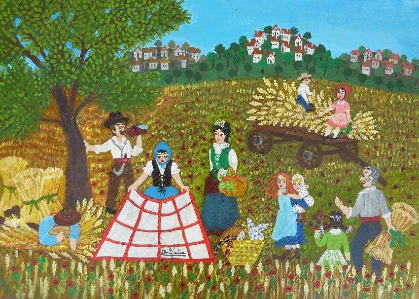 Maria Julia Fraile, Harvest Lunch Break, 2011