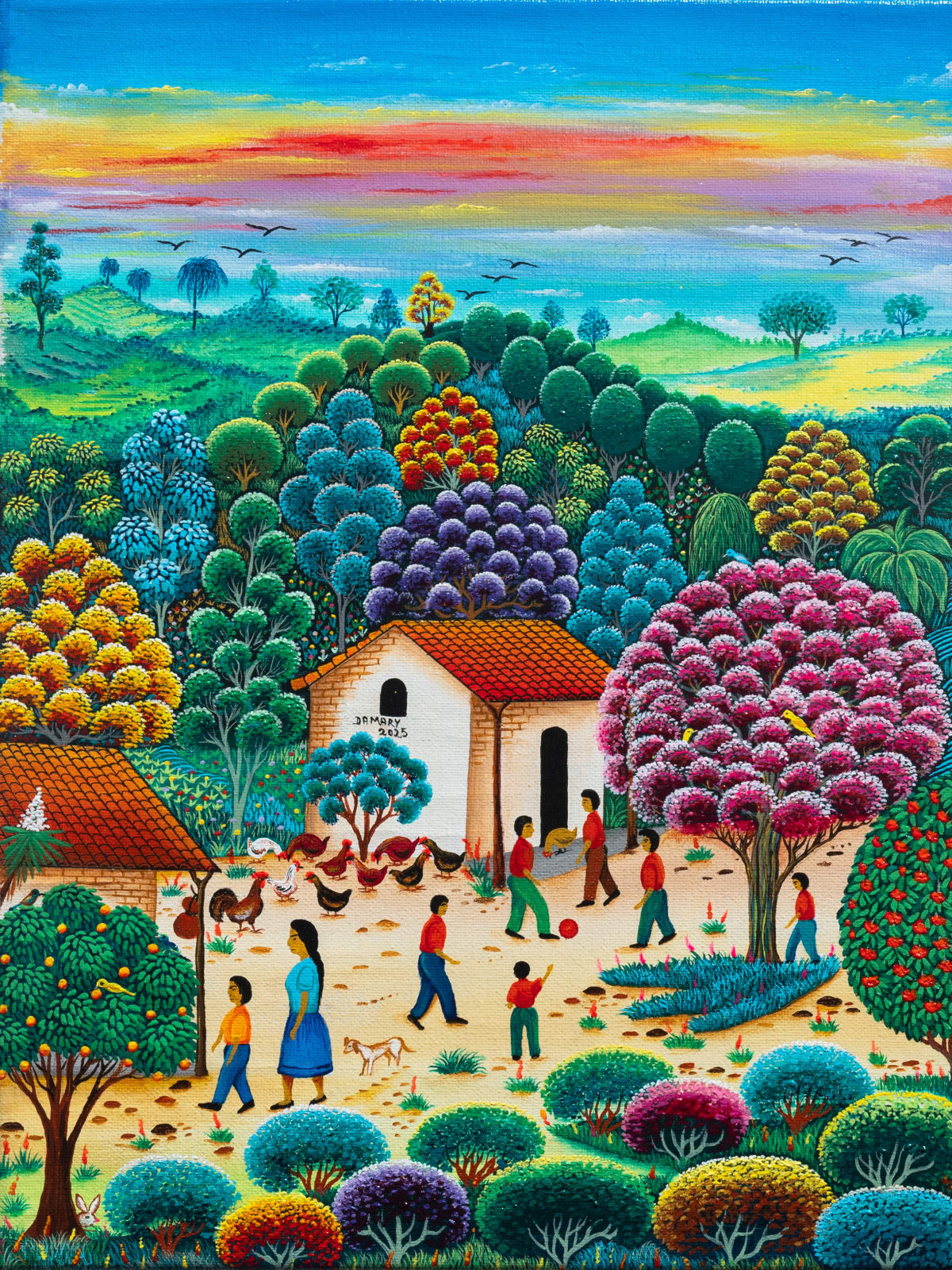 Damary (Maria Zoila Pineda), Playing at Dusk, 2025