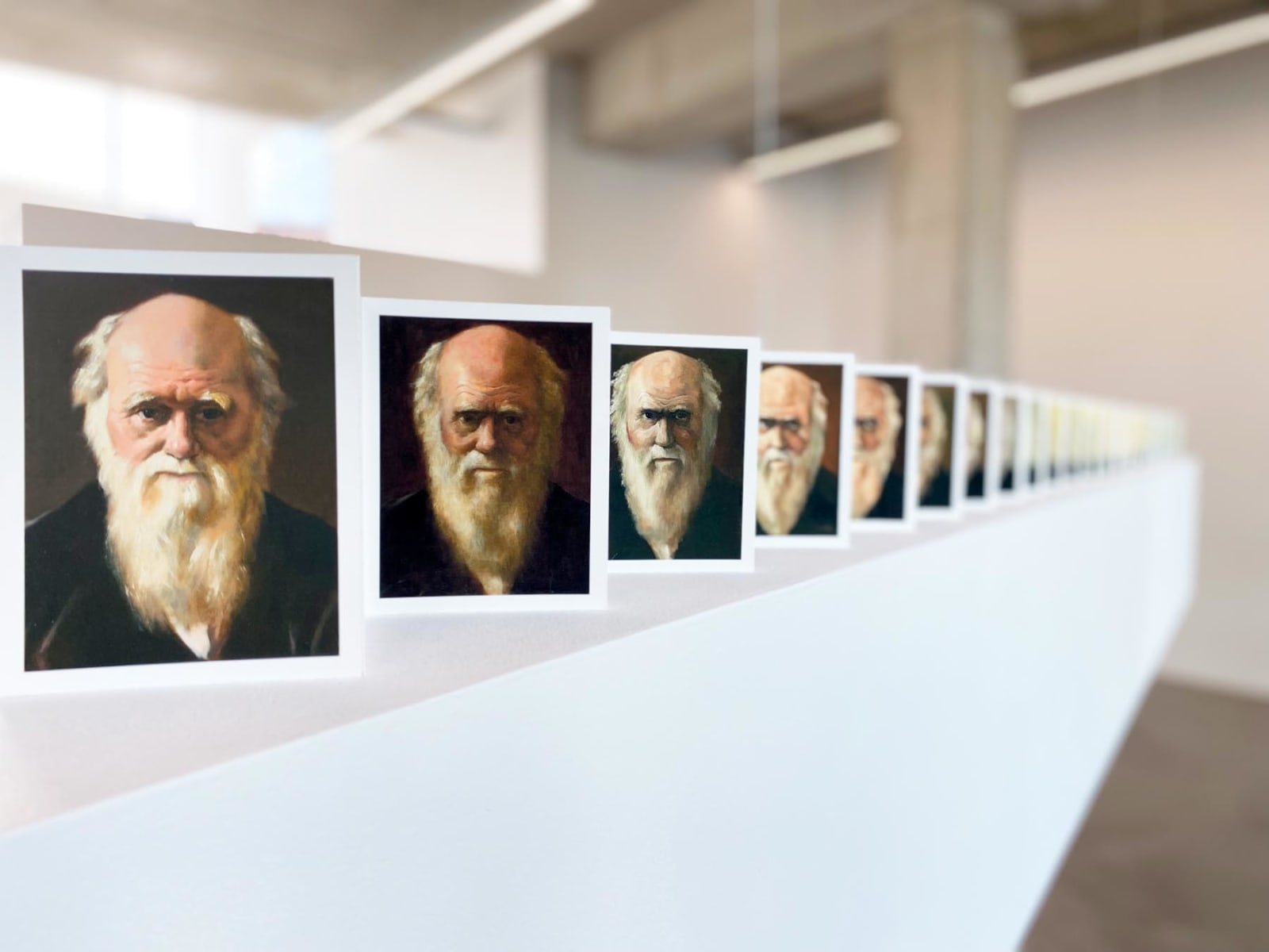 Patrick Waterhouse, The Descent of Man (Leporello), 2022