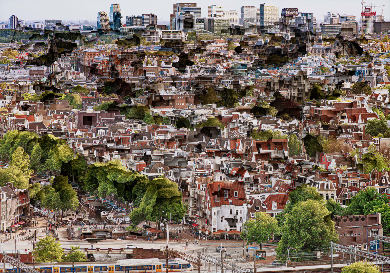 Michel Lamoller, Anthropogenic Mass 14 (Amsterdam 2), 2025