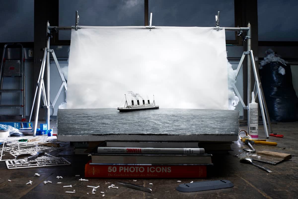 Cortis & Sonderegger, Making of 'The Last Photo of the Titanic Afloat' (by Francis Browne, 1912), 2014