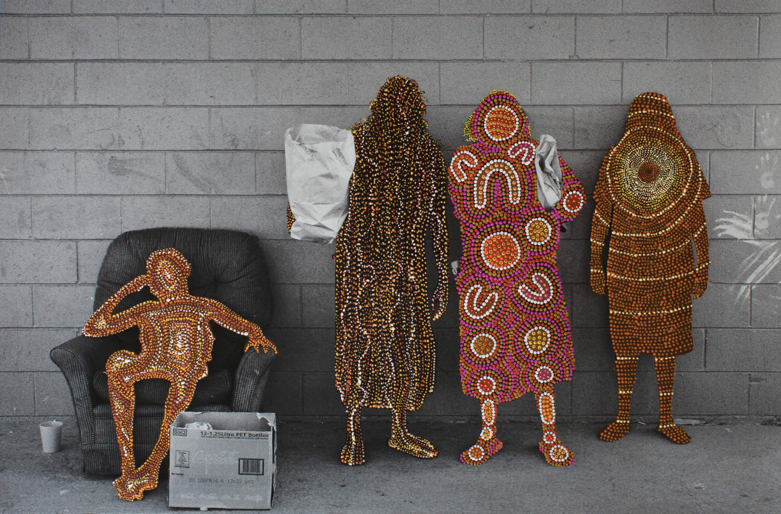 Patrick Waterhouse, Let's Go Back To Mining. Jarra / Restricted with Dorothy Napurrurla Dickson, Sabrina Nangala Robertson and Julie Nangala Robertson, 2014 - 2018