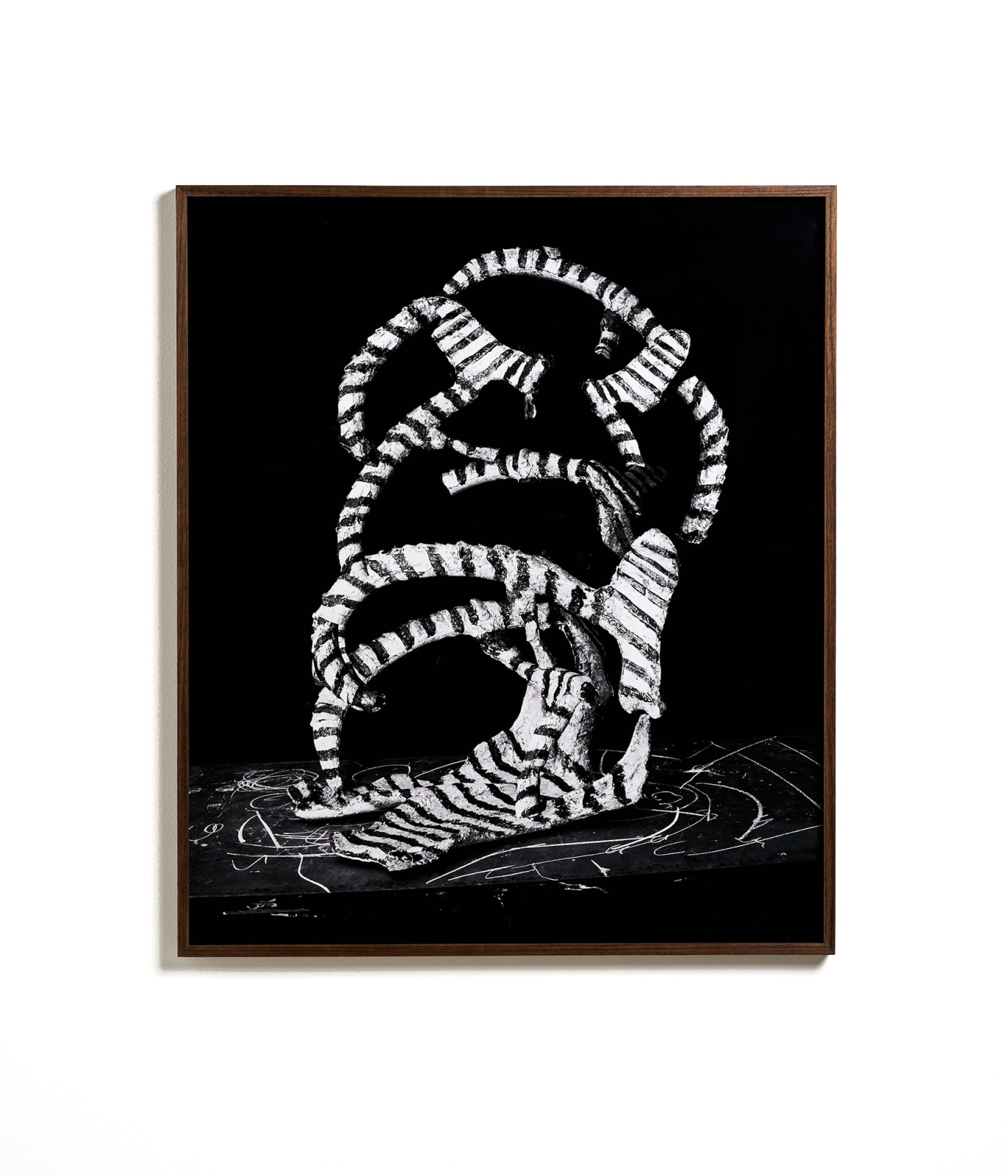 Nico Krijno, Sculpture Study with Plaster and Paint, 2017