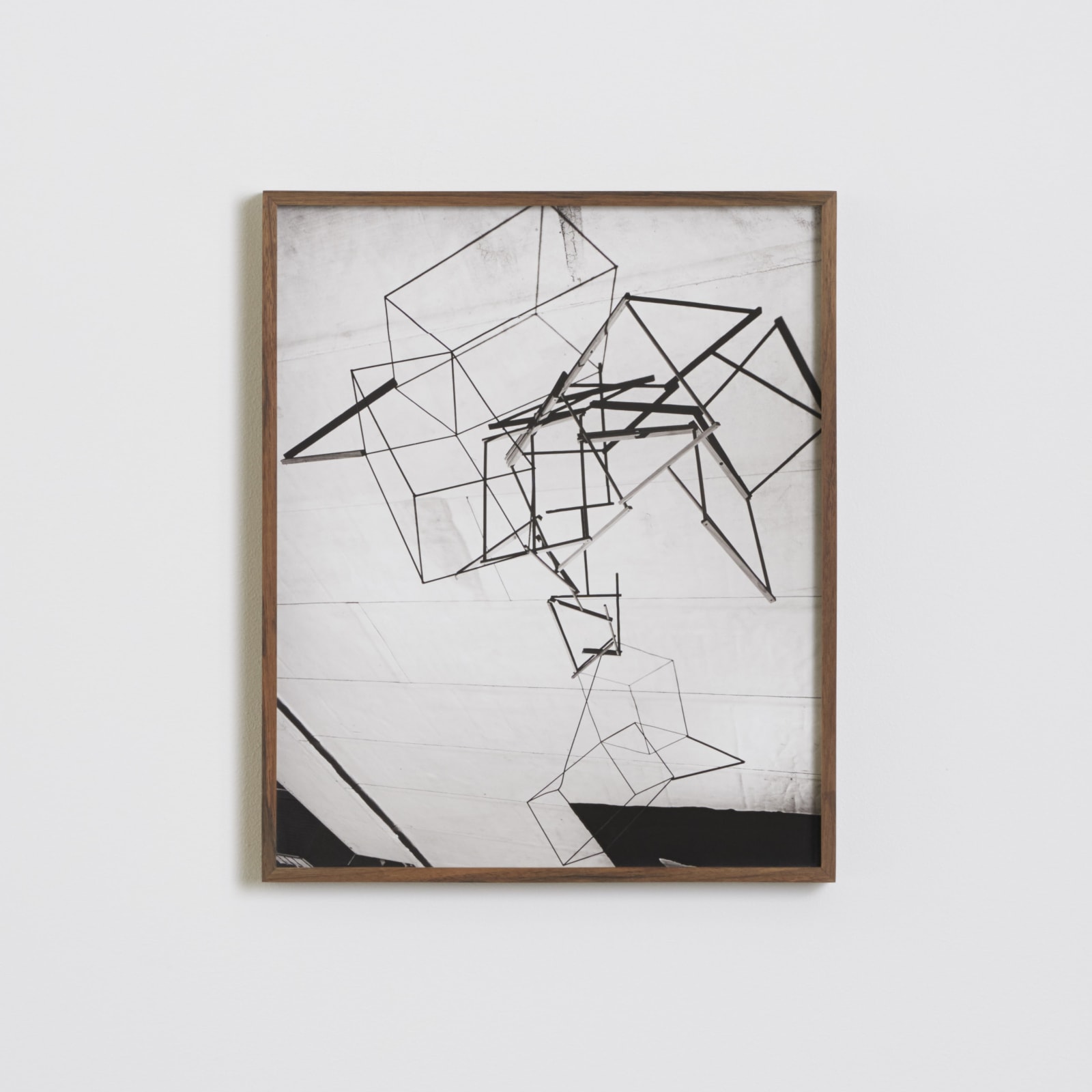 Nico Krijno, Roof Piece Wood and Steel , 2014