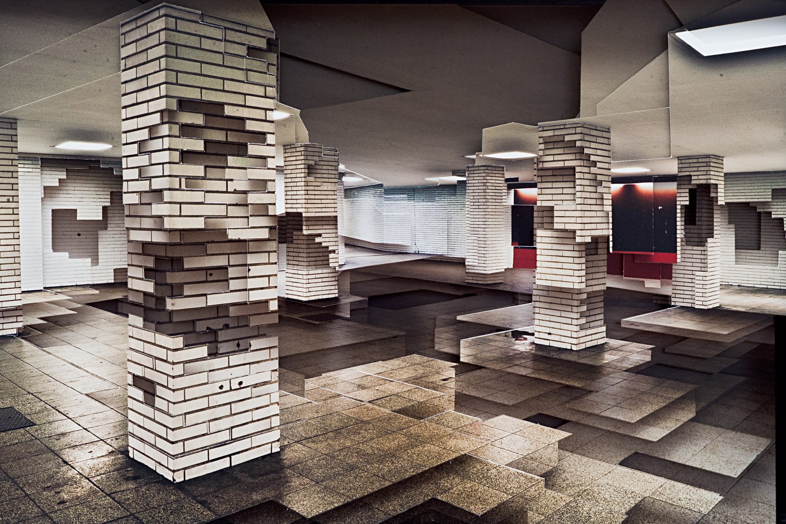 Michel Lamoller, Layerscape (Subway 2), 2017