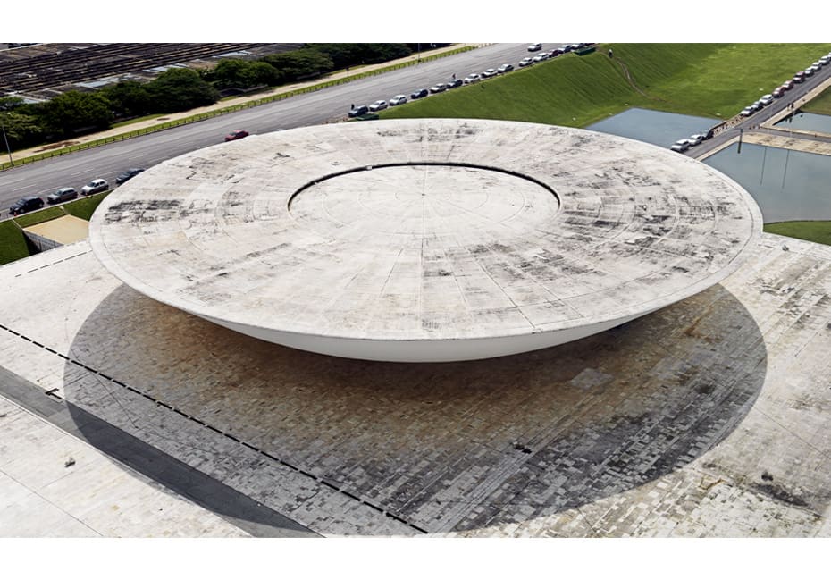 Vincent Fournier, Chamber of Deputies, Dome above the Assembly Room, Brasília, 2012