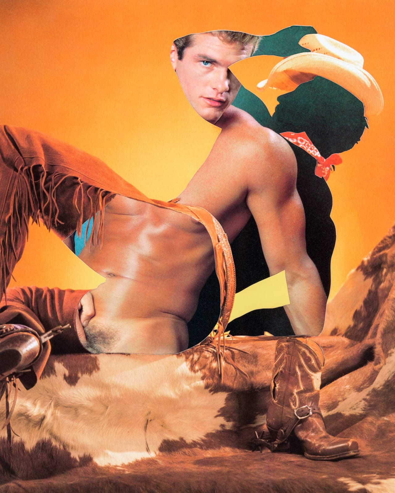 Michael Young, Reclining Cowboy, March, 2021