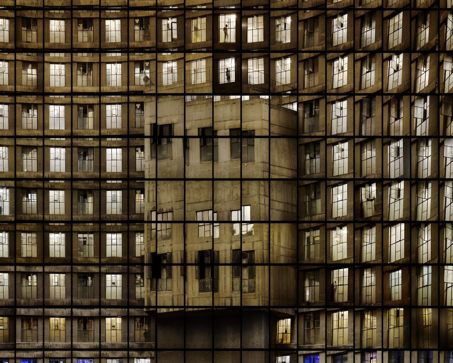 Patrick Waterhouse, Patrick Waterhouse & Mikhael Subotzky: Interior windows, Ponte City, Johannesburg, 2008-2010