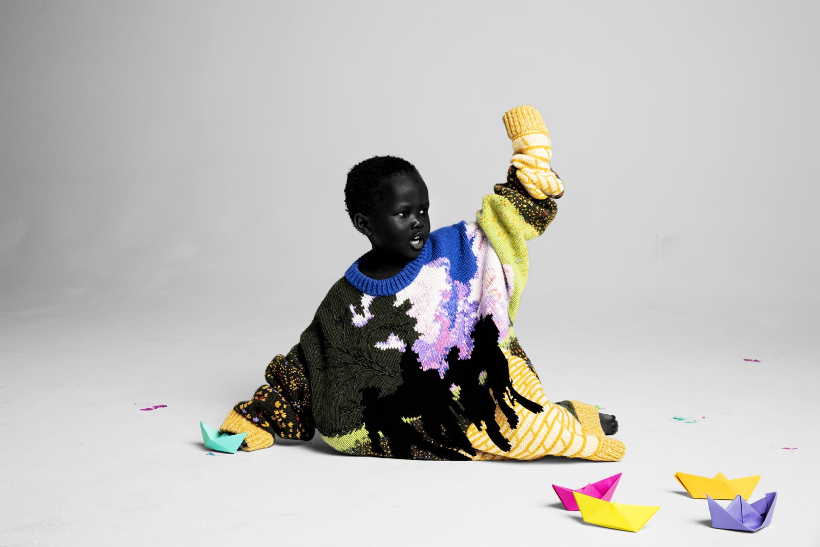 Inez & Vinoodh, Anyieth as the Statue of Liberty - Virgil Abloh / Louis Vuitton Campaign, 2019