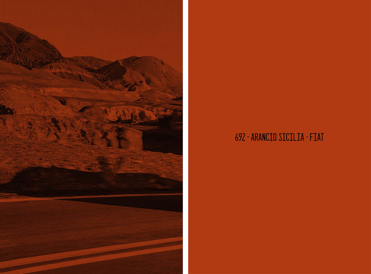 Mathieu Asselin, Undefined Landscape Renault Austral 2022 & 692 - Arancio Sicilia - Fiat, 2023