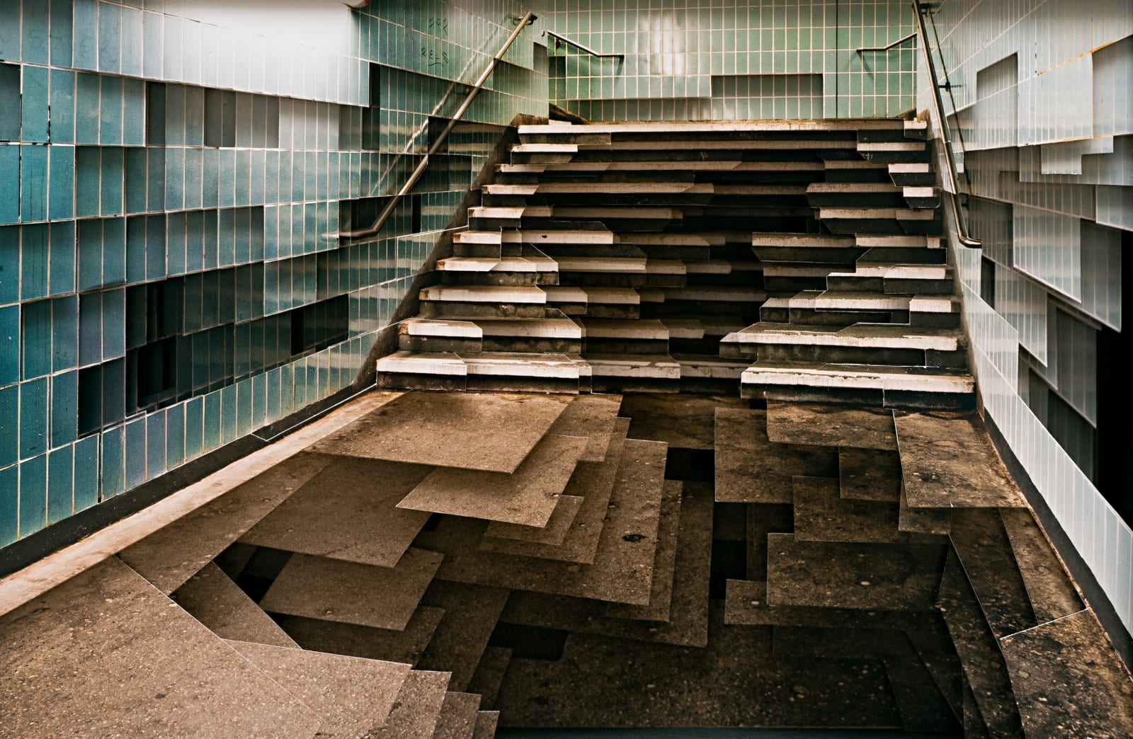 Michel Lamoller, Layerscape (Subway 3), 2017