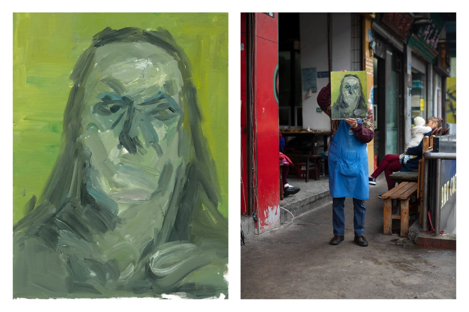 Patrick Waterhouse, The Descent of Man (Leporello), 2022