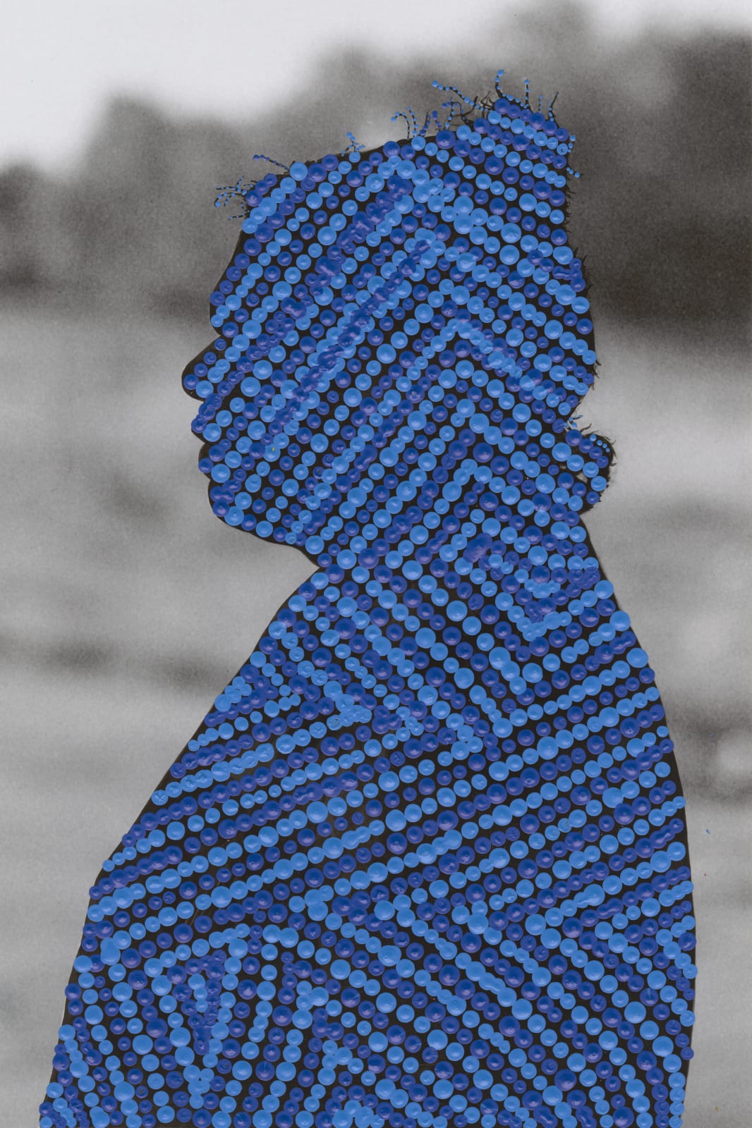 Patrick Waterhouse, Side Portrait Right / Restricted with Athena Nangala Granites, 2014-2018