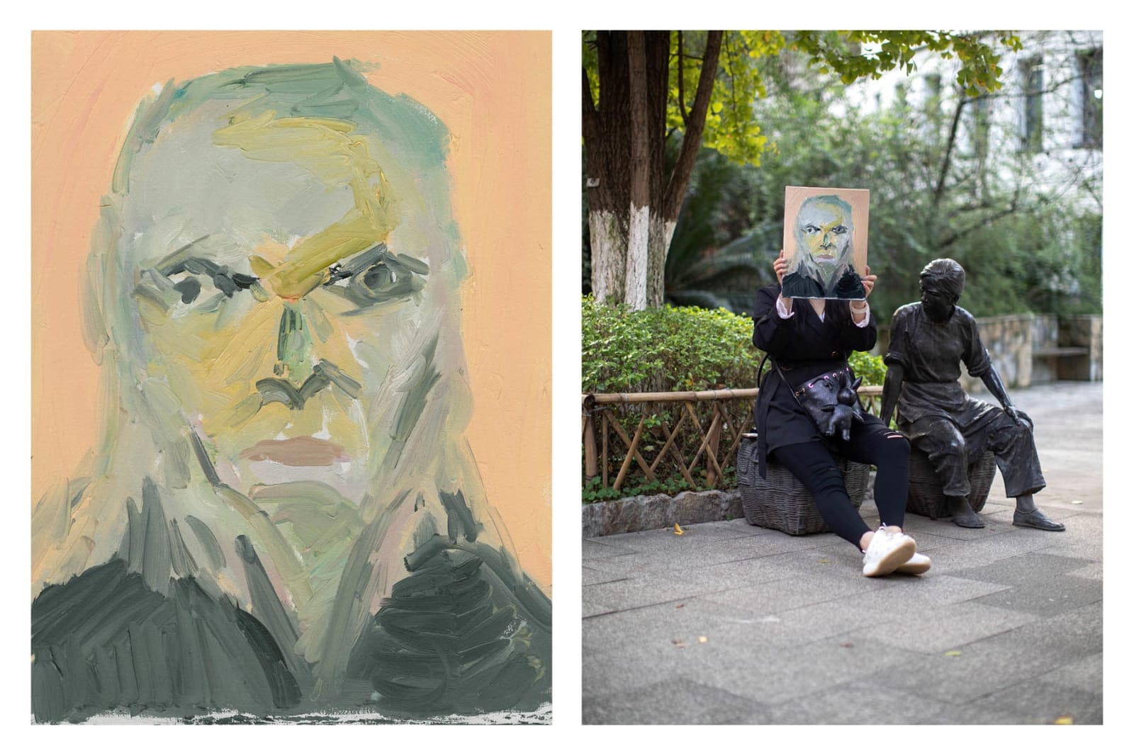 Patrick Waterhouse, The Descent of Man (Leporello), 2022