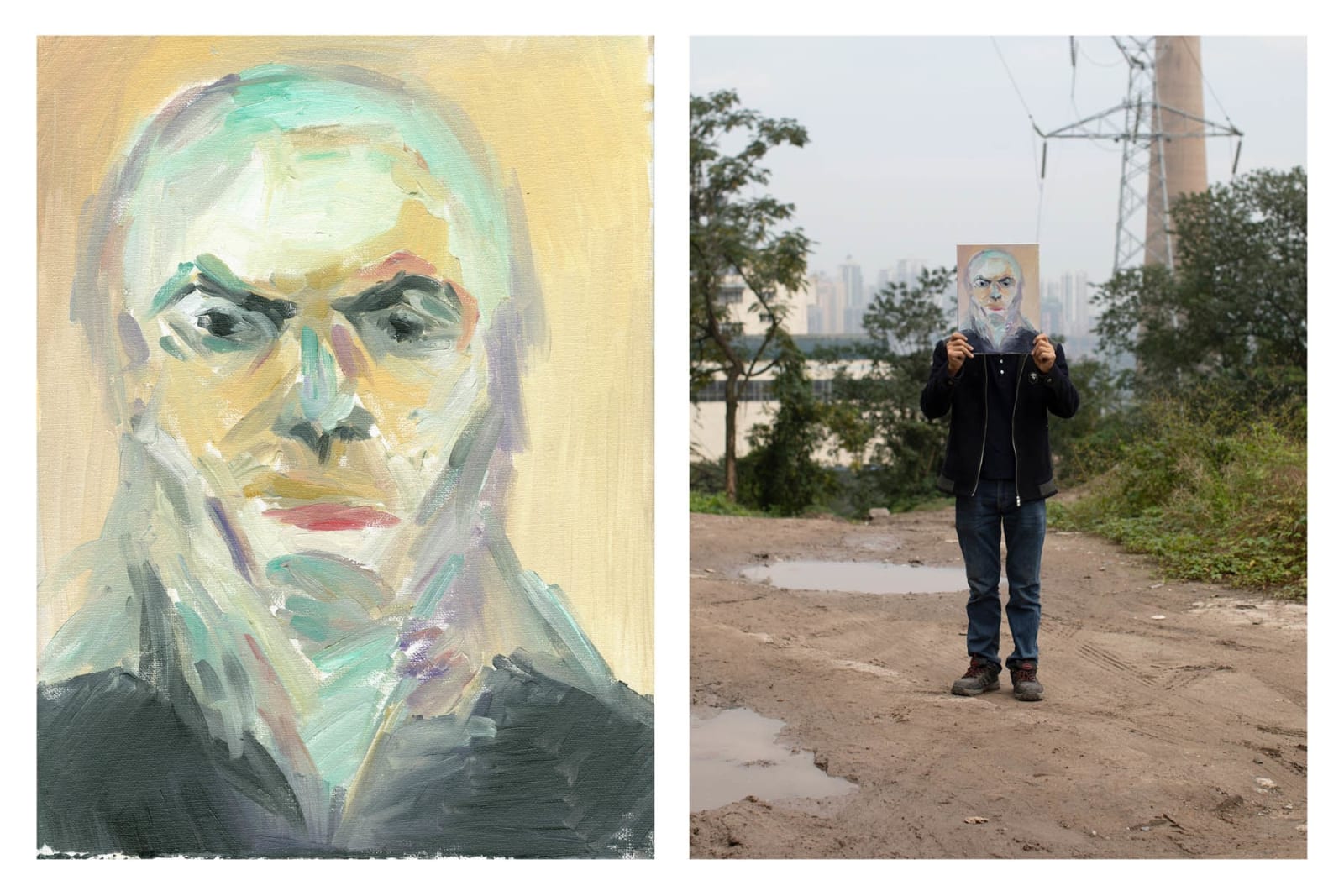 Patrick Waterhouse, The Descent of Man (Leporello), 2022