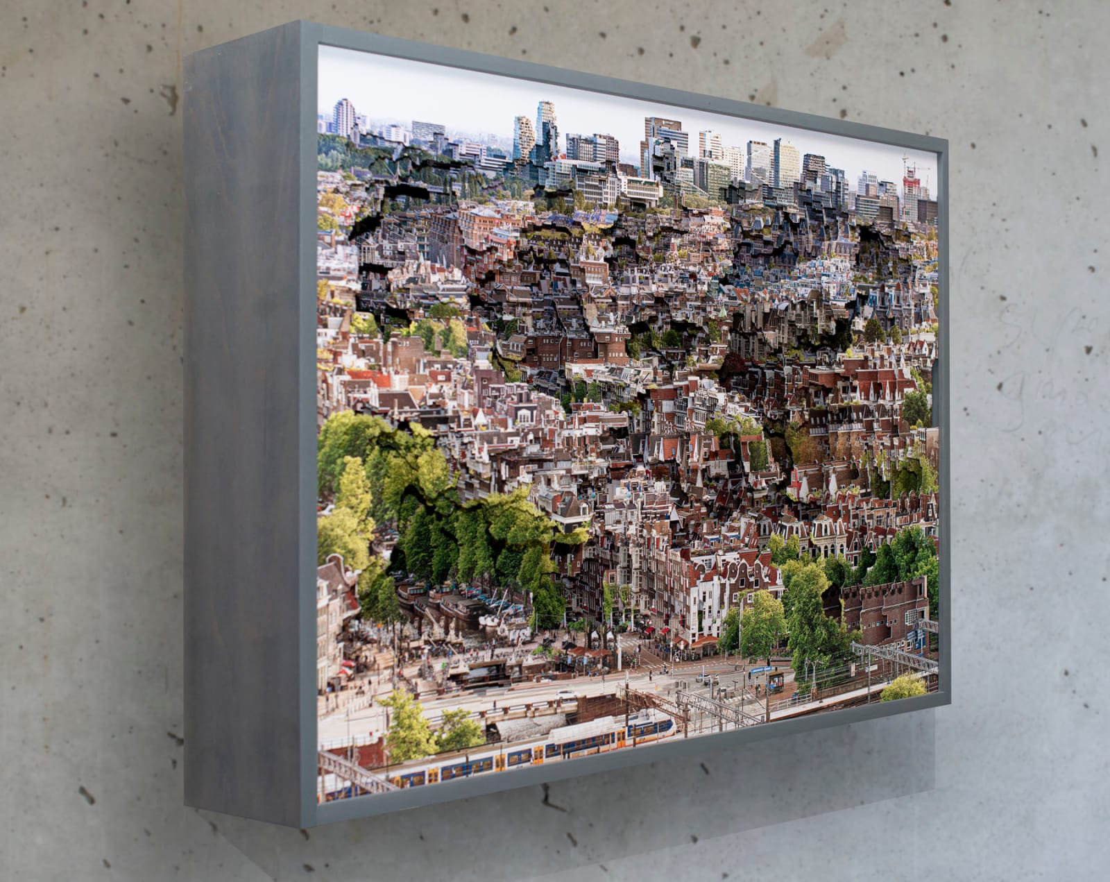 Michel Lamoller, Anthropogenic Mass 14 (Amsterdam 2), 2025