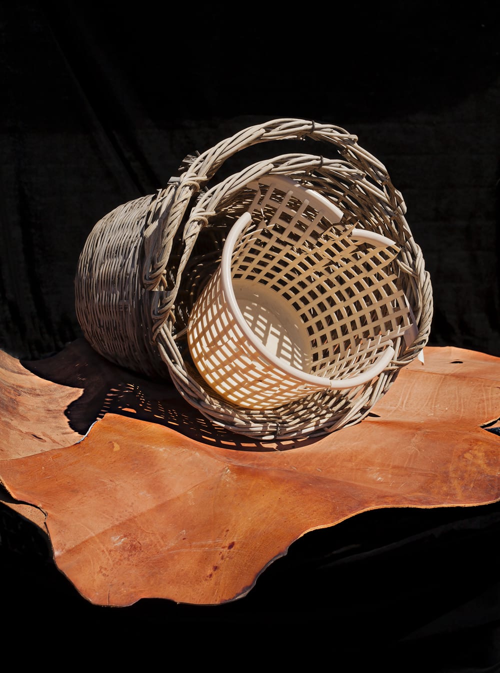 Nico Krijno, Study for Structure Three Baskets, 2014