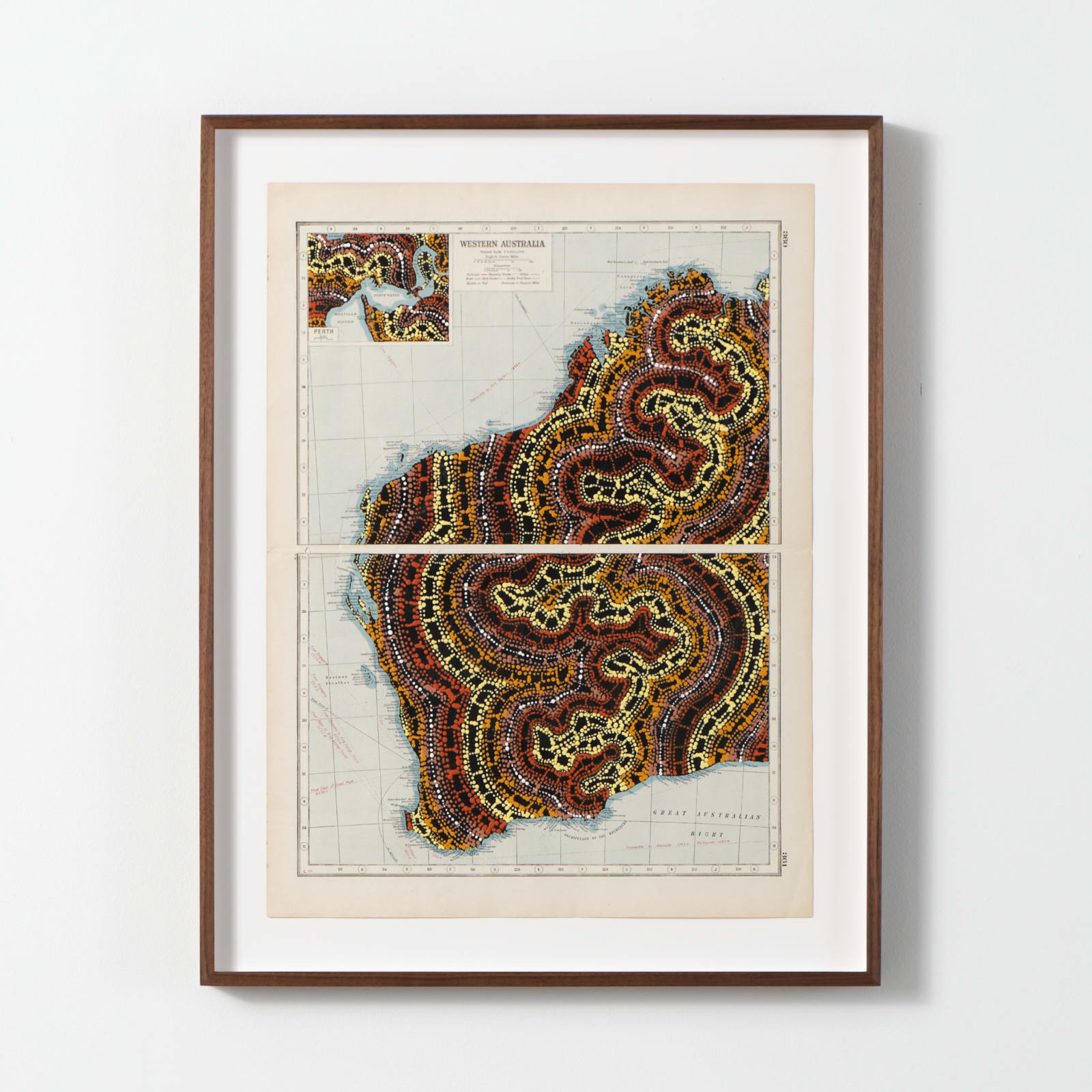 Patrick Waterhouse, Map of Western Australia 1914 / Revised with Sabrina Nangala Robertson, 2014 - 2018