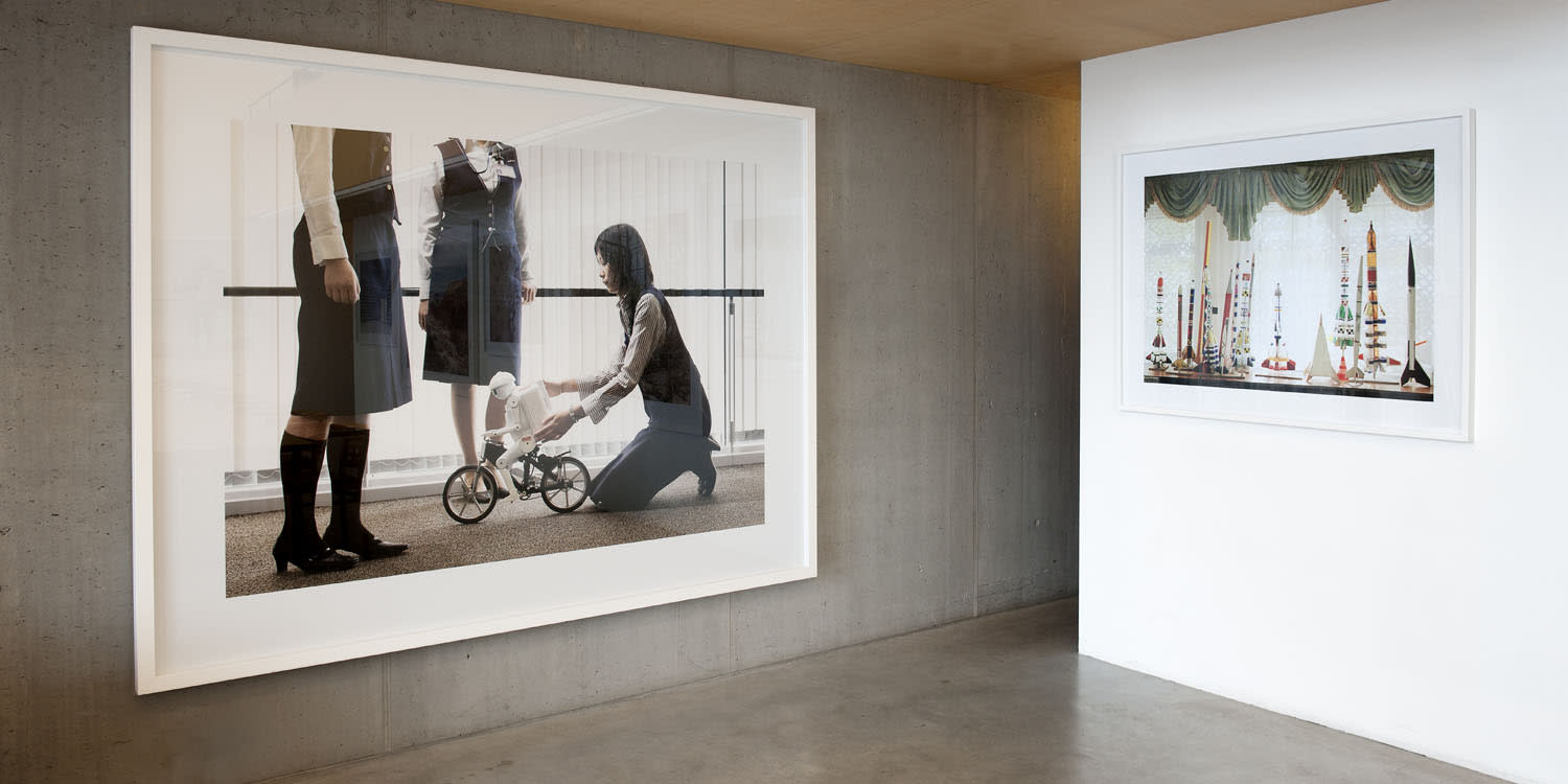 Vincent Fournier, The Man Machine; Murata Boy #1 (Murata), Head Office Building, Nagaokakyo-100 shi Kyoto, Japan, 2010