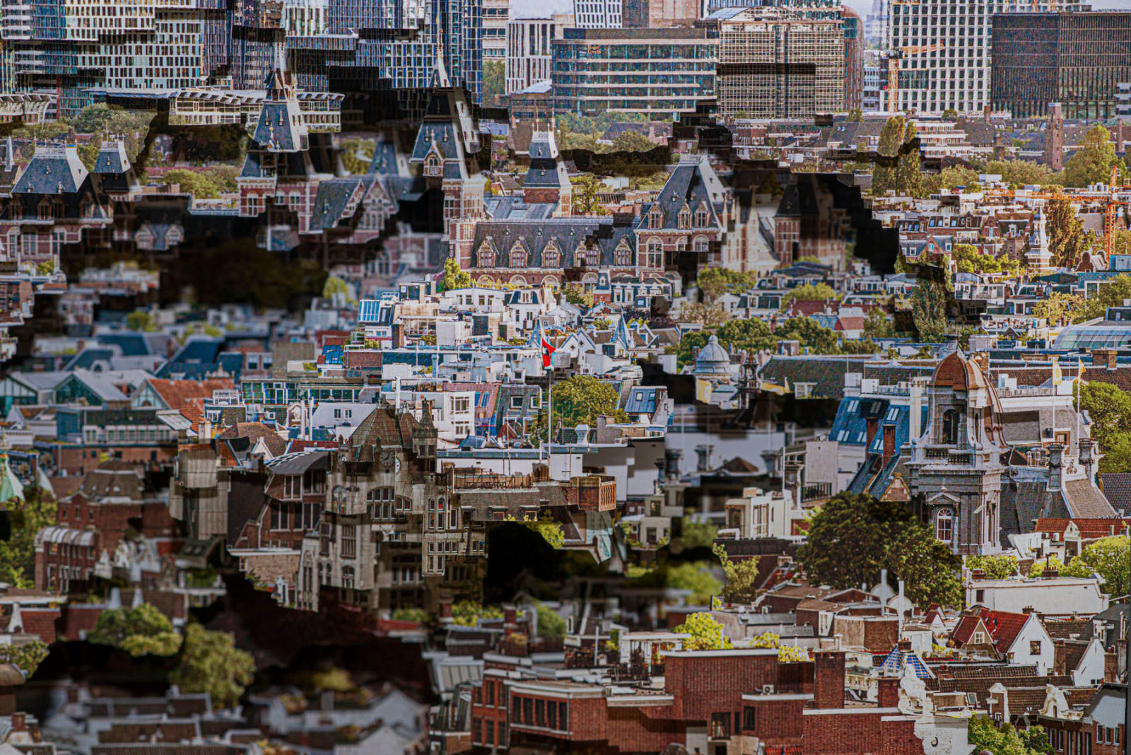 Michel Lamoller, Anthropogenic Mass 14 (Amsterdam 2), 2025