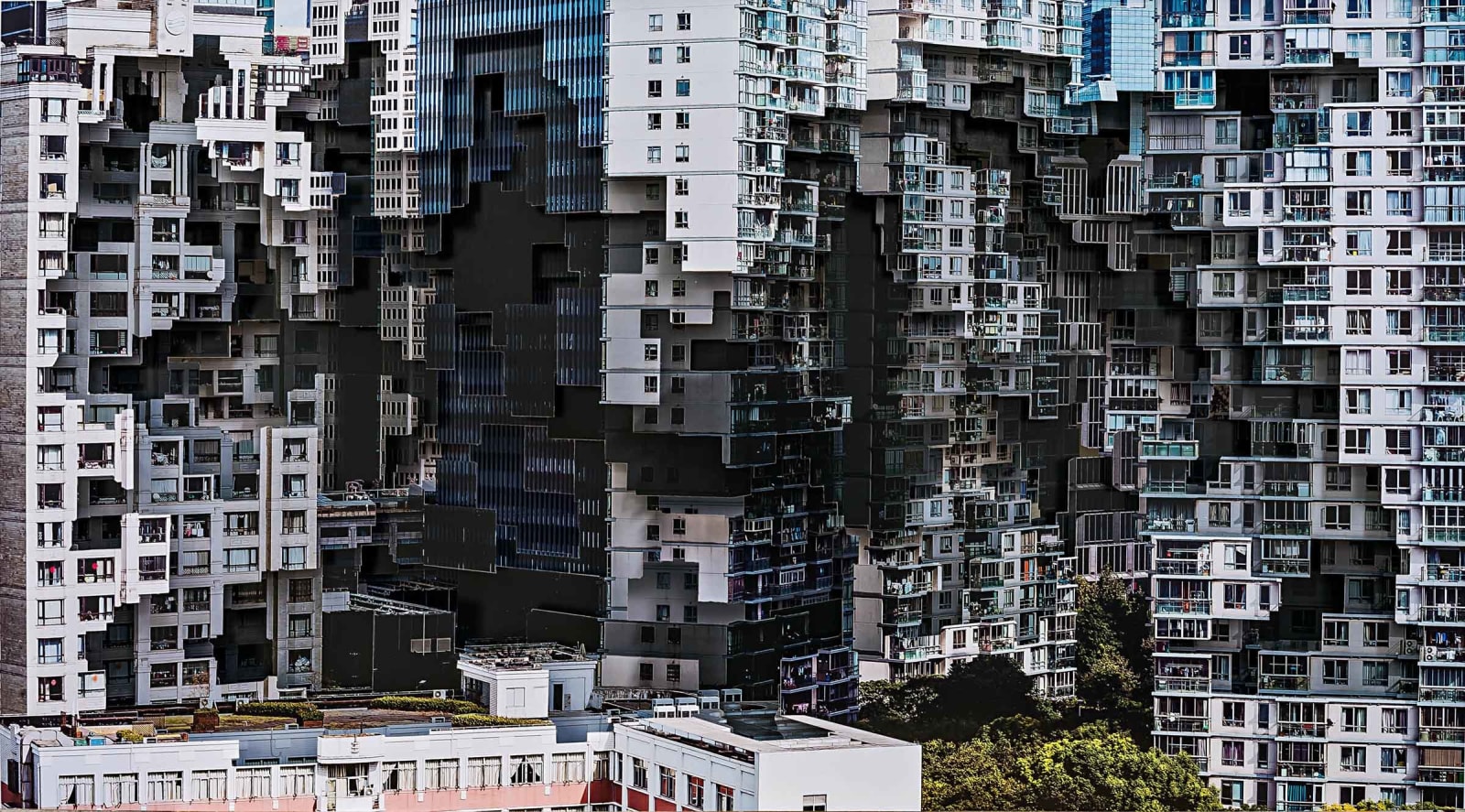 Michel Lamoller, Anthropogenic Mass 10 (Shanghai), 2022