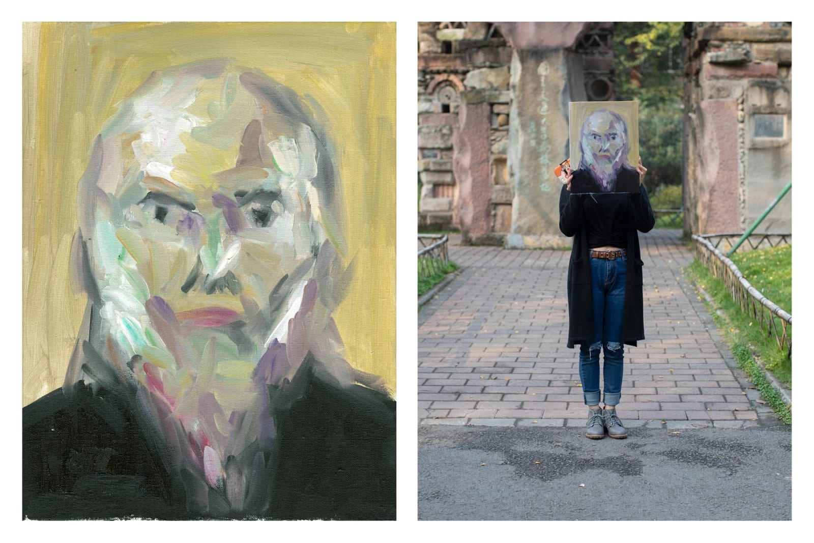 Patrick Waterhouse, The Descent of Man (Leporello), 2022