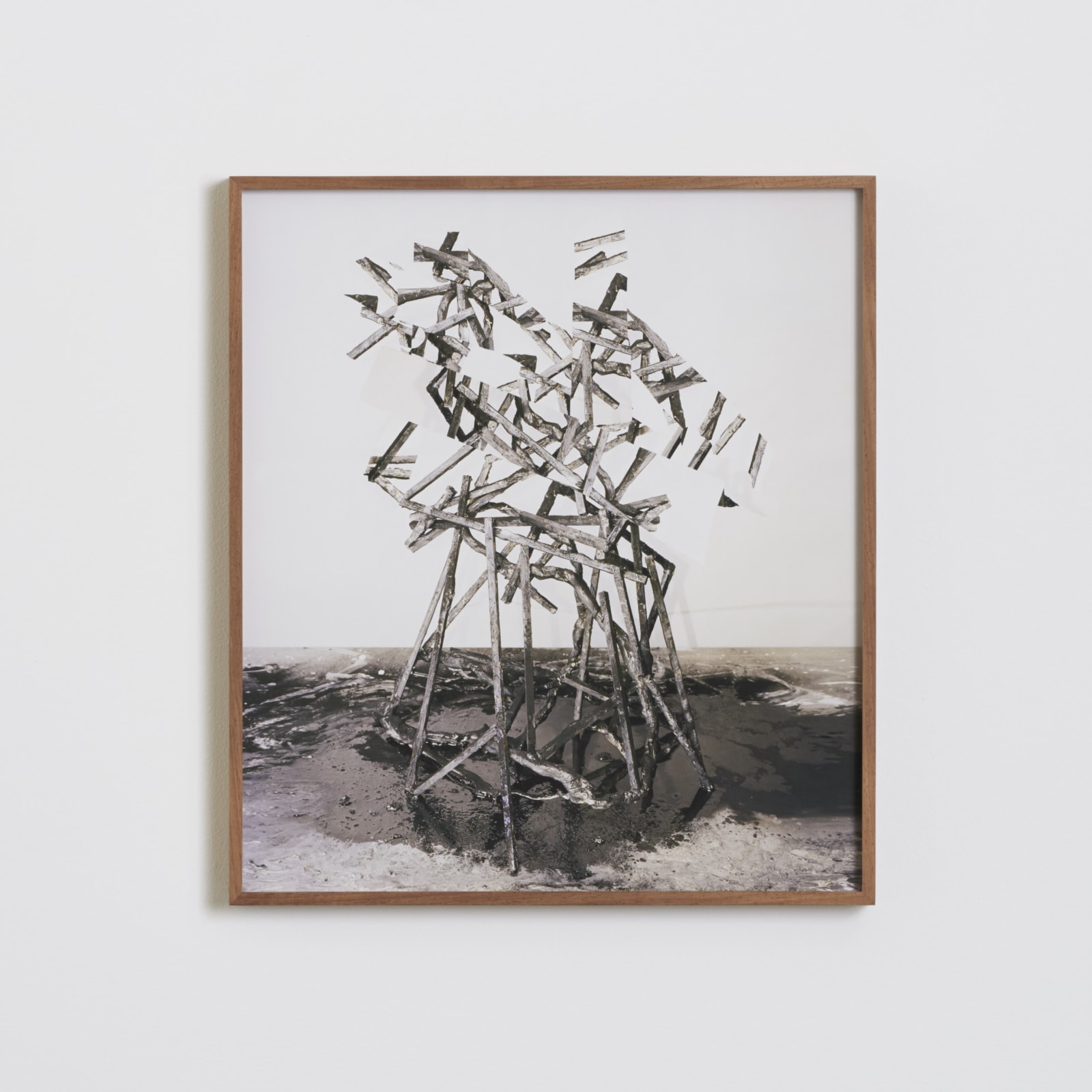 Nico Krijno, Composition with Ink and Wood , 2014