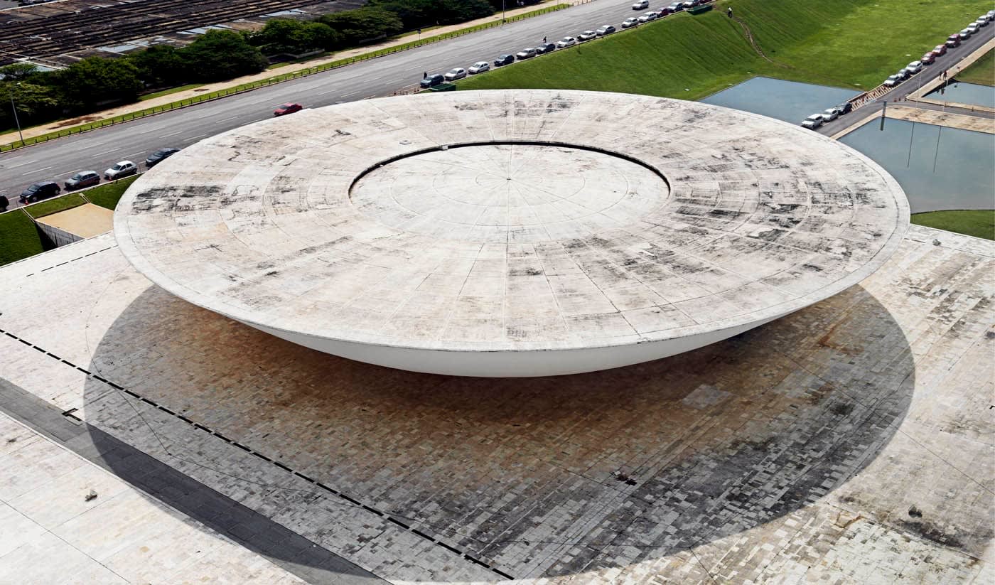 Vincent Fournier, Chamber of Deputies, Dome above the Assembly Room, Brasília, 2012