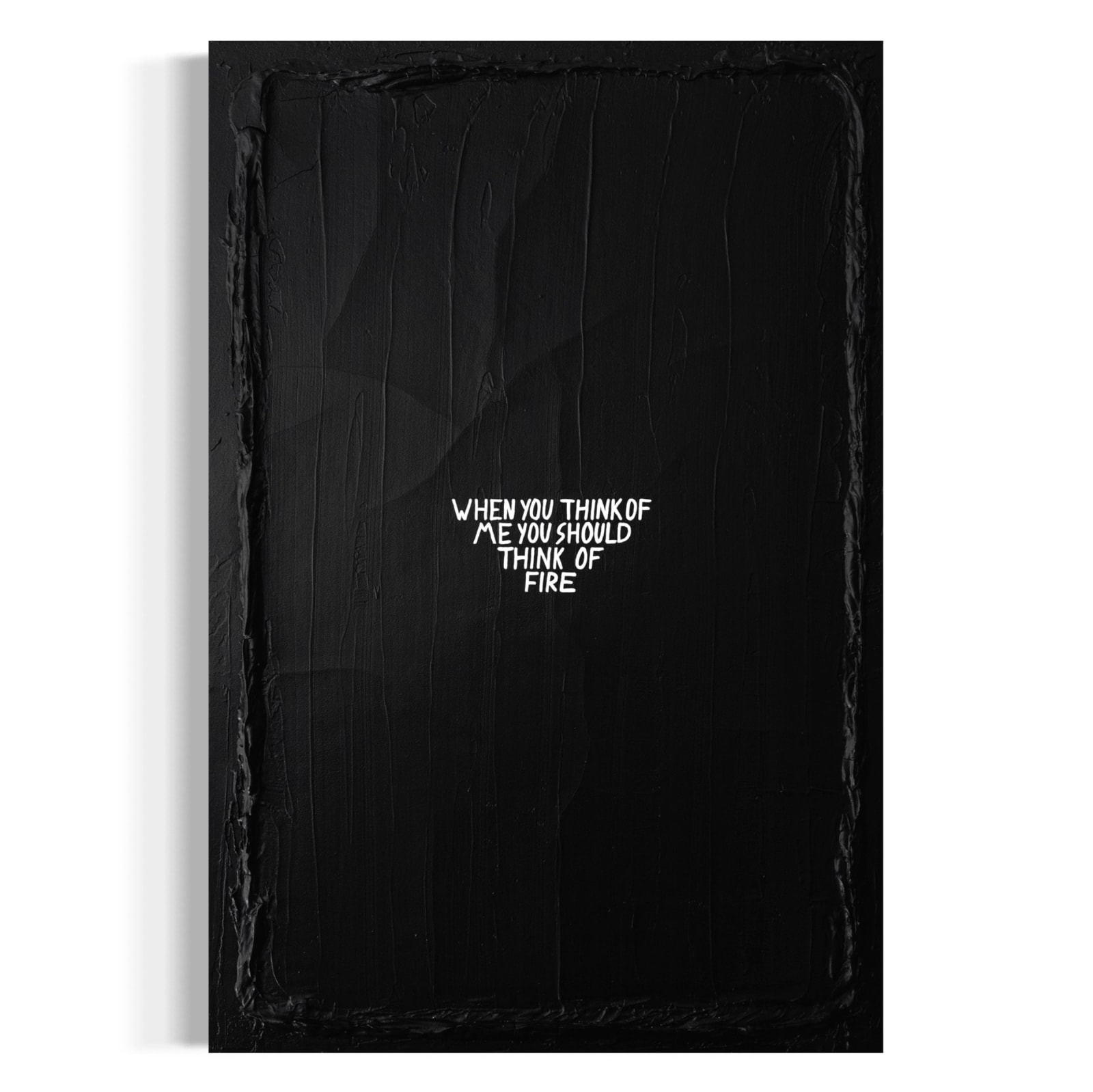 Garrett Gassman, When you think of me you should think of fire