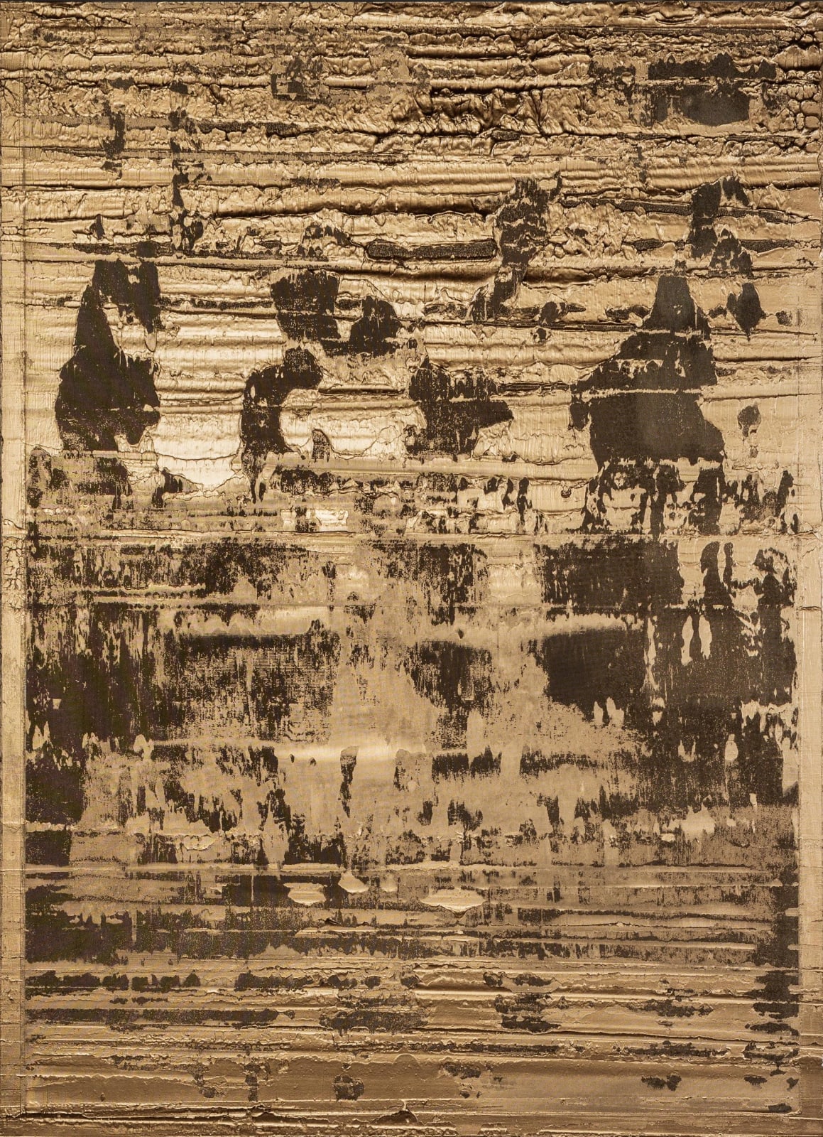 Pierre Bonnefille, Bronze Painting 137, 2019