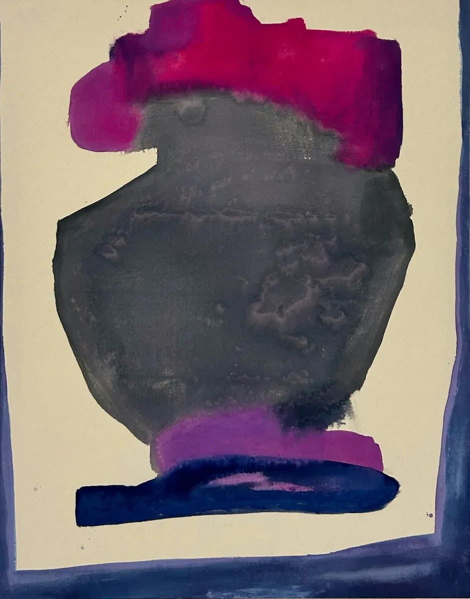 Aleksandra Szewczuk, Grey and Blue Composition, 2024