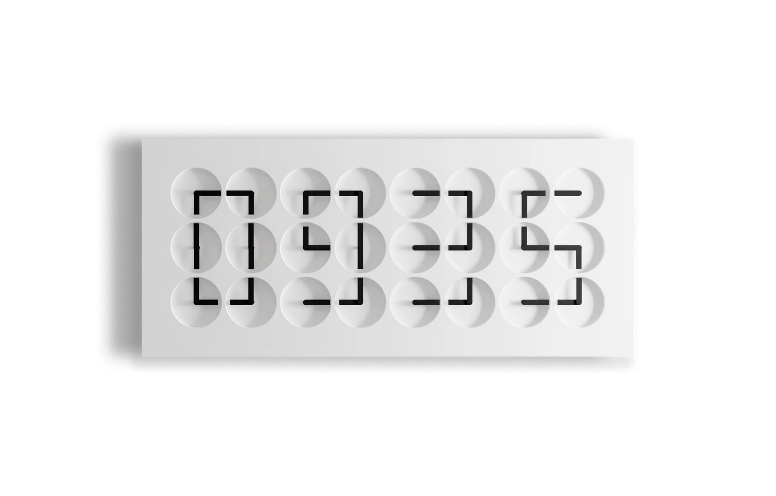 Humans since 1982, ClockClock 24 - White