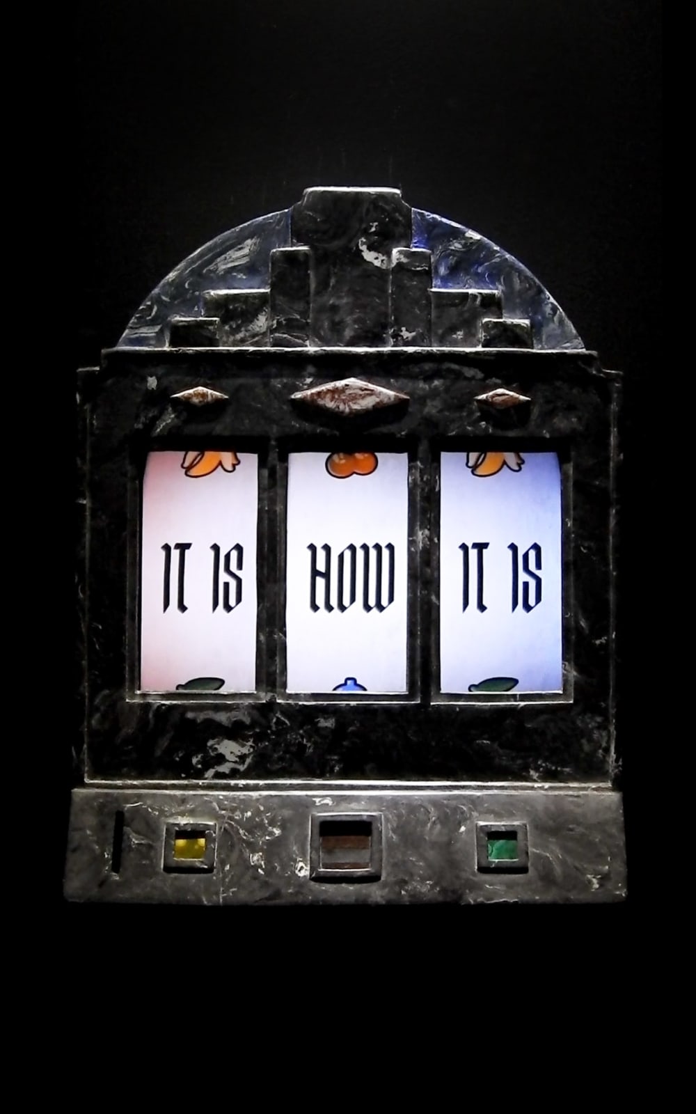 Lucian Moriyama, Slot machine (IT IS / HOW / IT IS), 2025