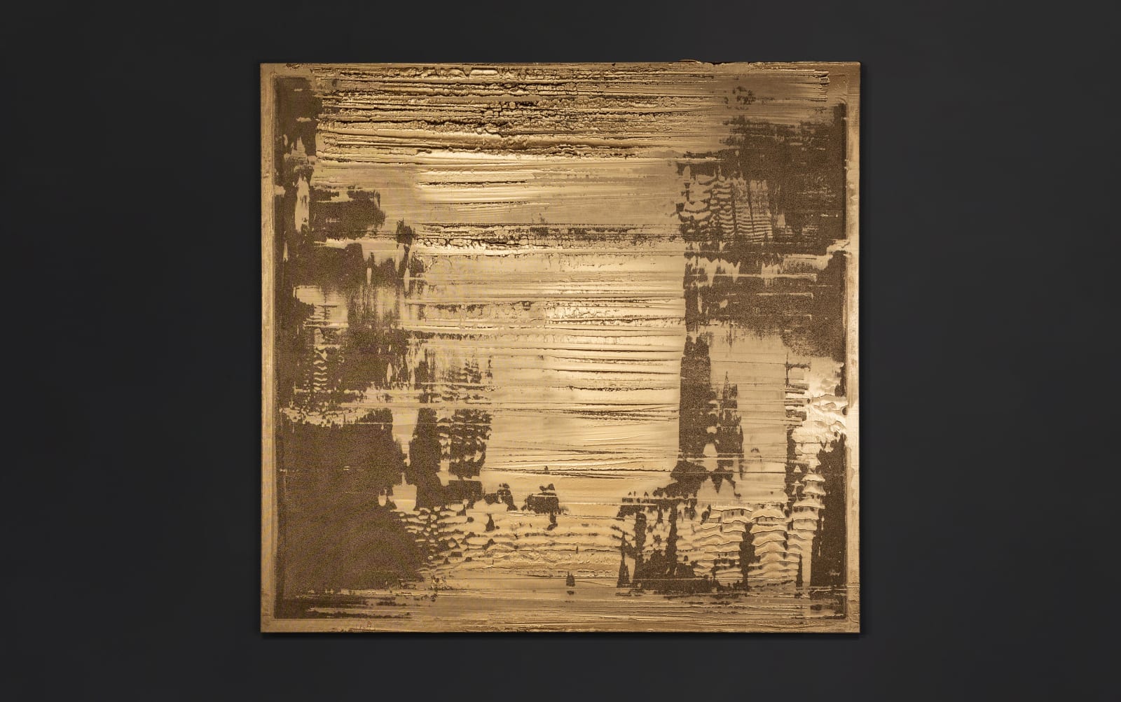 Pierre Bonnefille, Bronze Painting 139, 2019