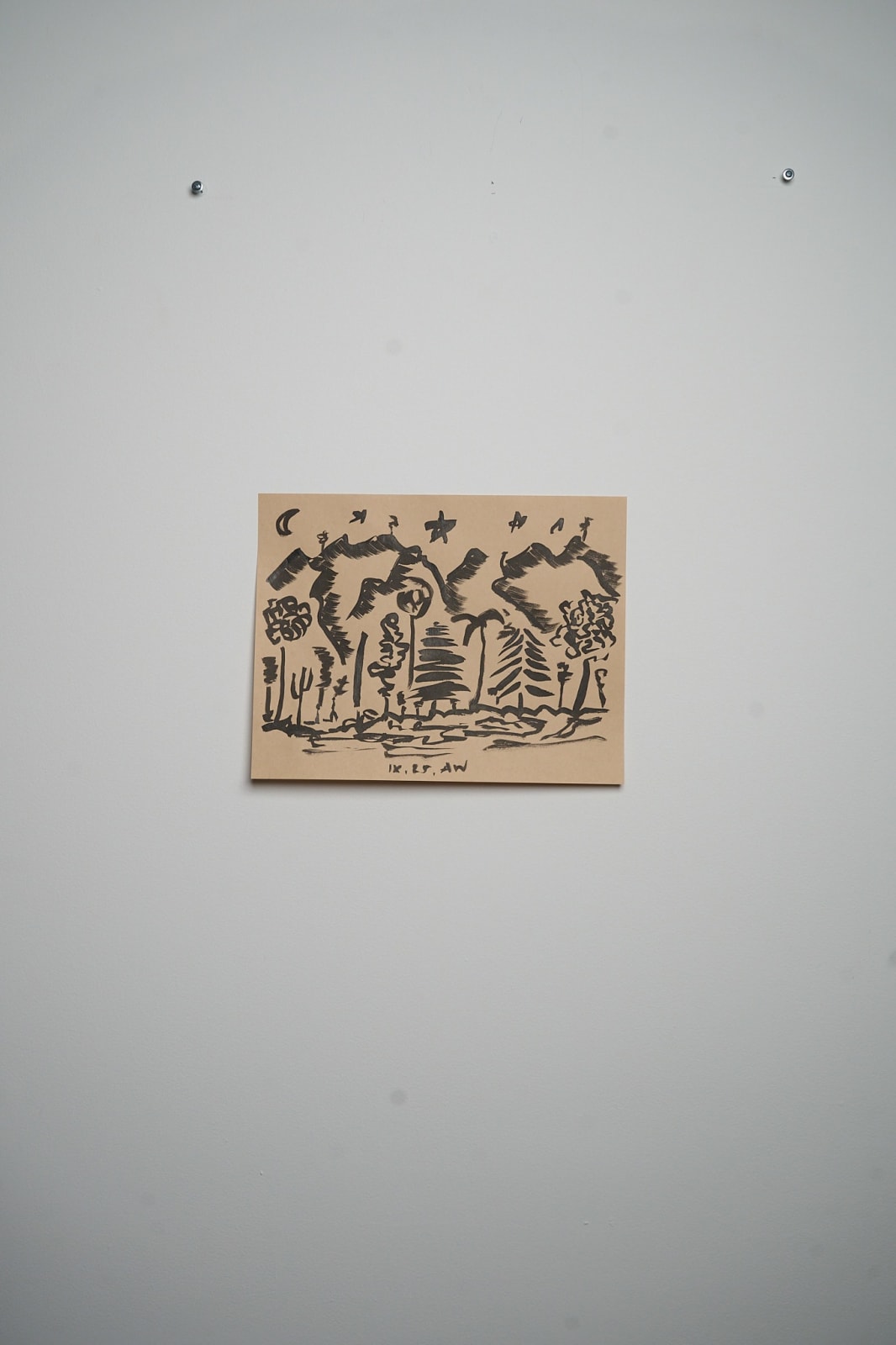 Antoine Wagner, Tree and Mountains, 2025