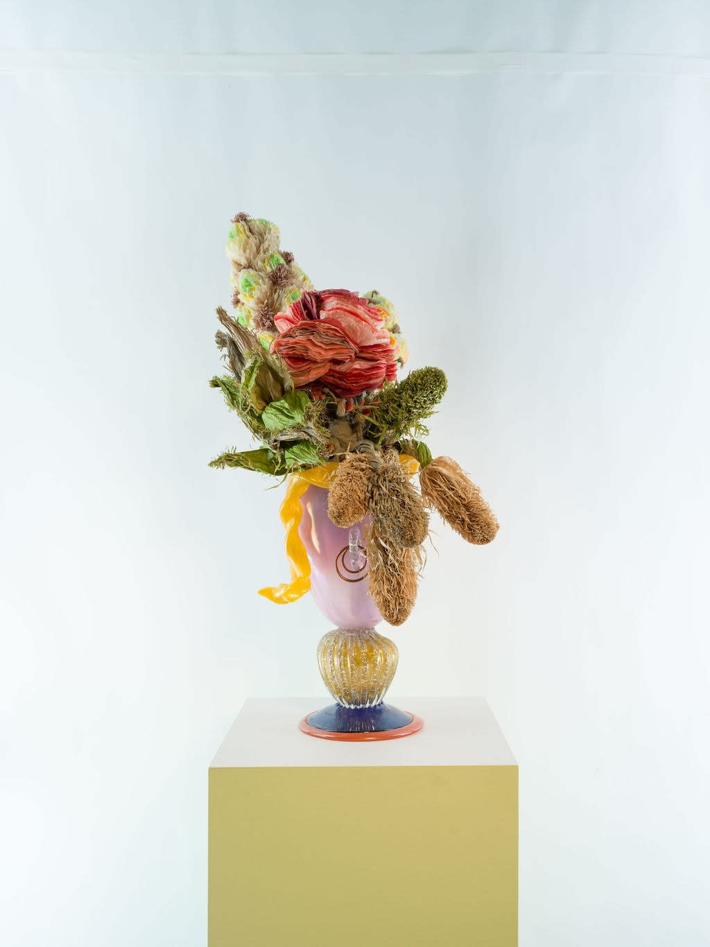 Hugh Findletar, Primitivo Pink Delite pink with blonde hair, 2024