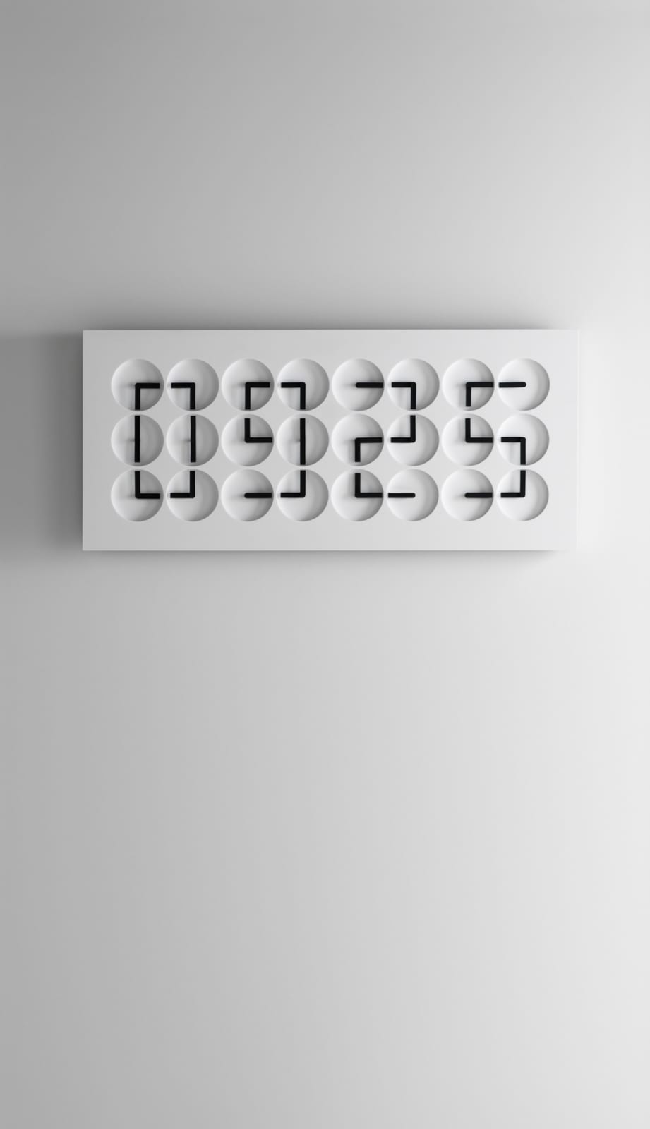 Humans since 1982, ClockClock 24 - White