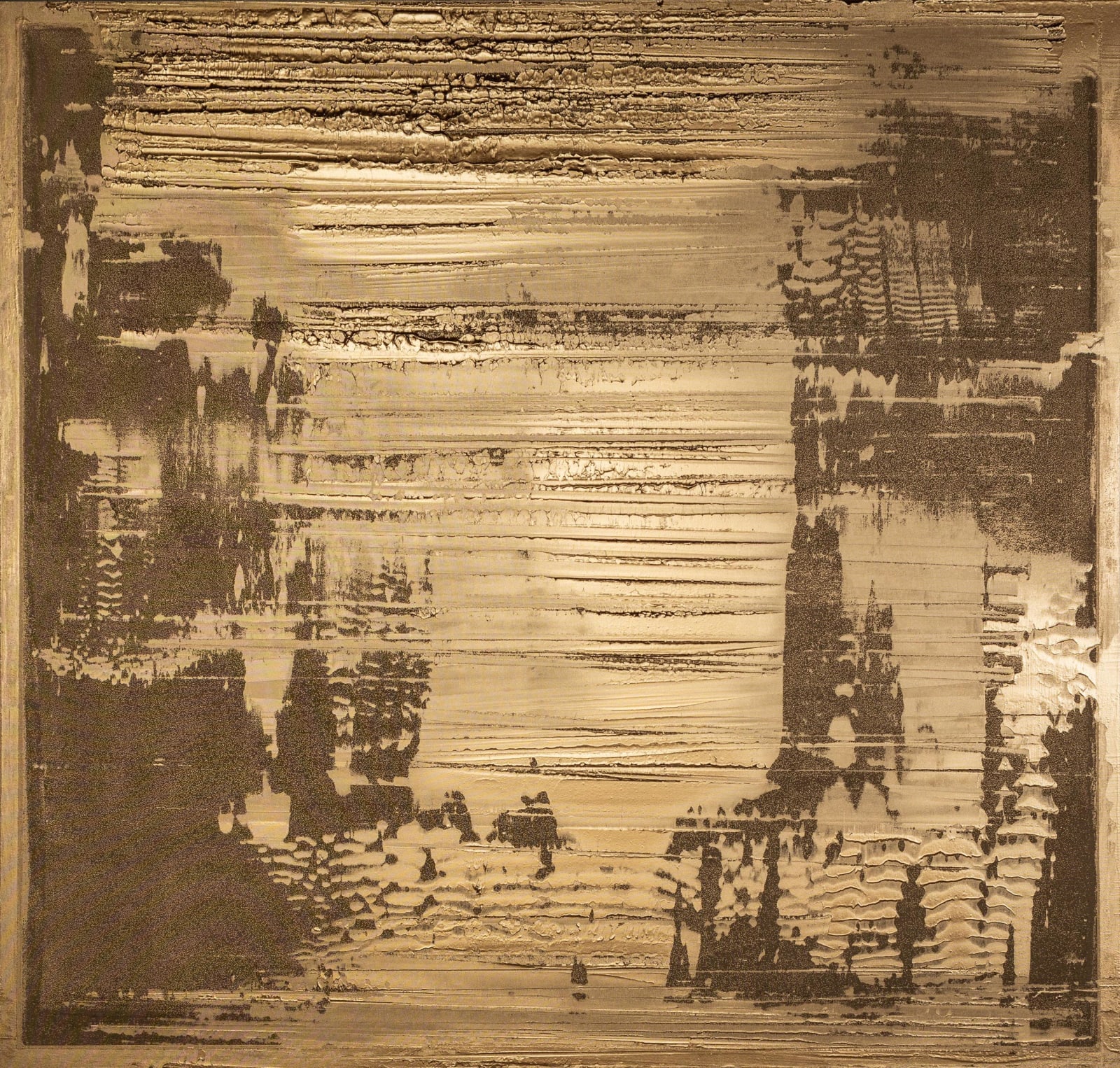 Pierre Bonnefille, Bronze Painting 139, 2019