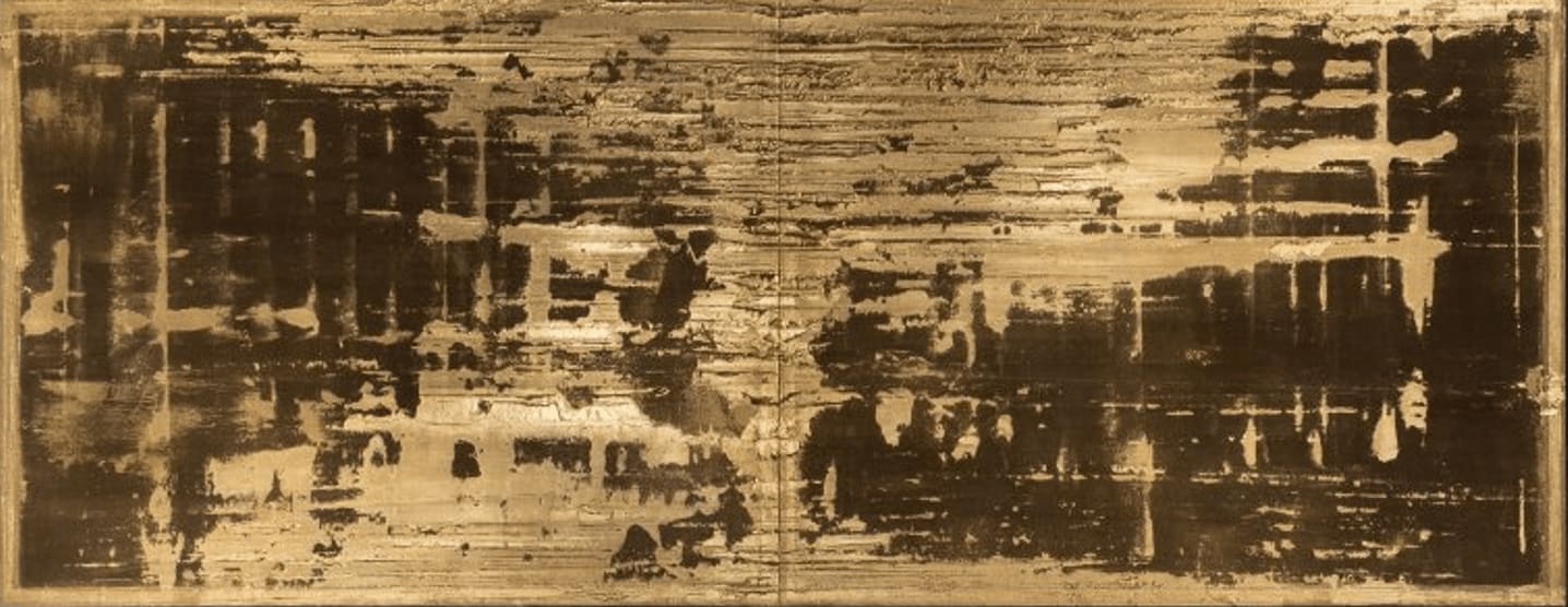 Pierre Bonnefille, Bronze Painting 160, 2021