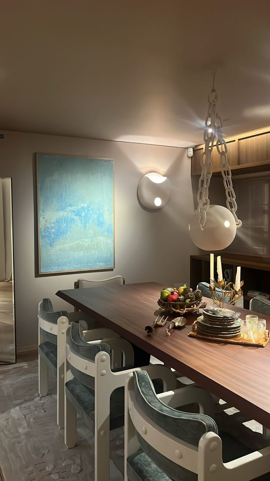 Elisa Bo, No 19 : Blue over Green, 2024