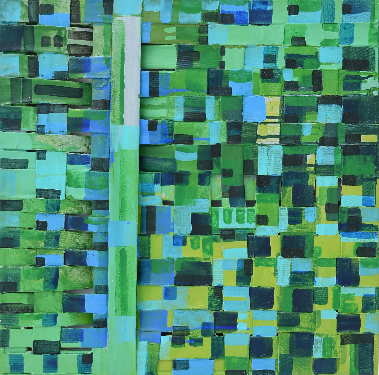 Engdaget Legesse, Woven Green 1 , 2022