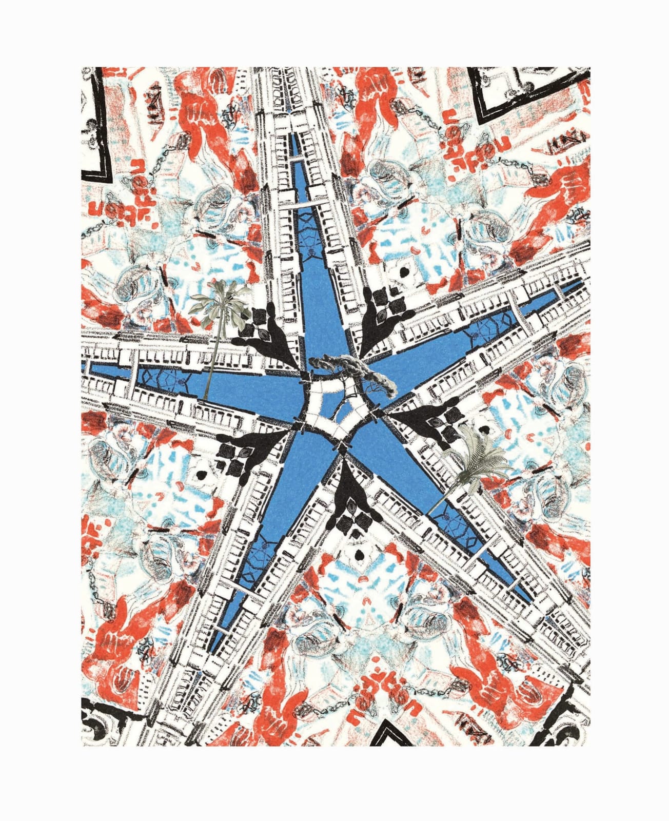 Anne Desmet RA., Sky Window 8: Rooted, prints