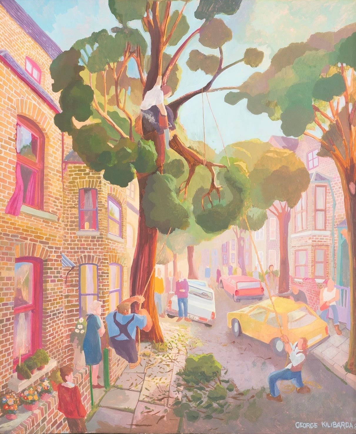 George Kilbarda (b. 1954), Tree Cutters, 1989