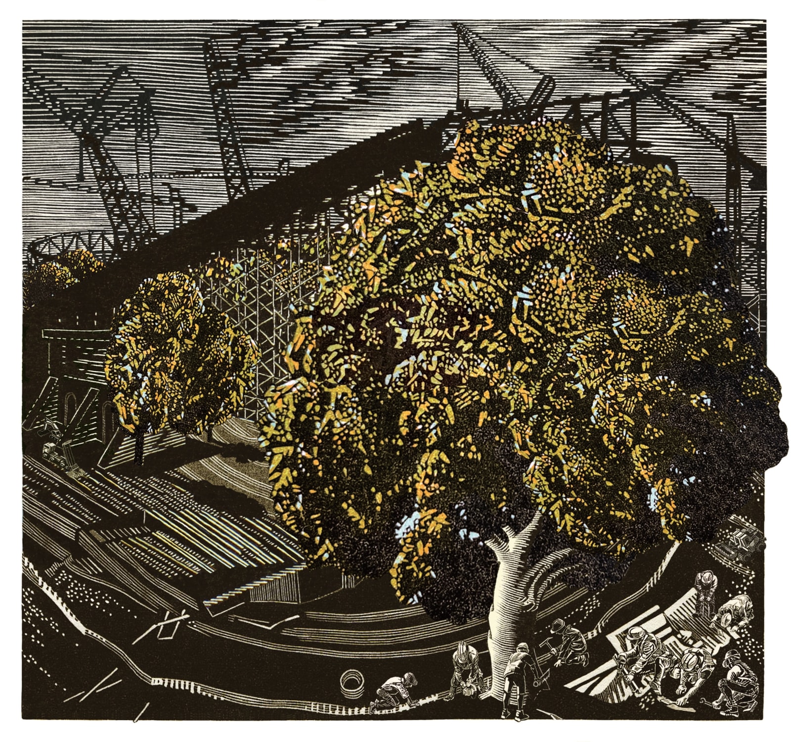 Anne Desmet RA September print