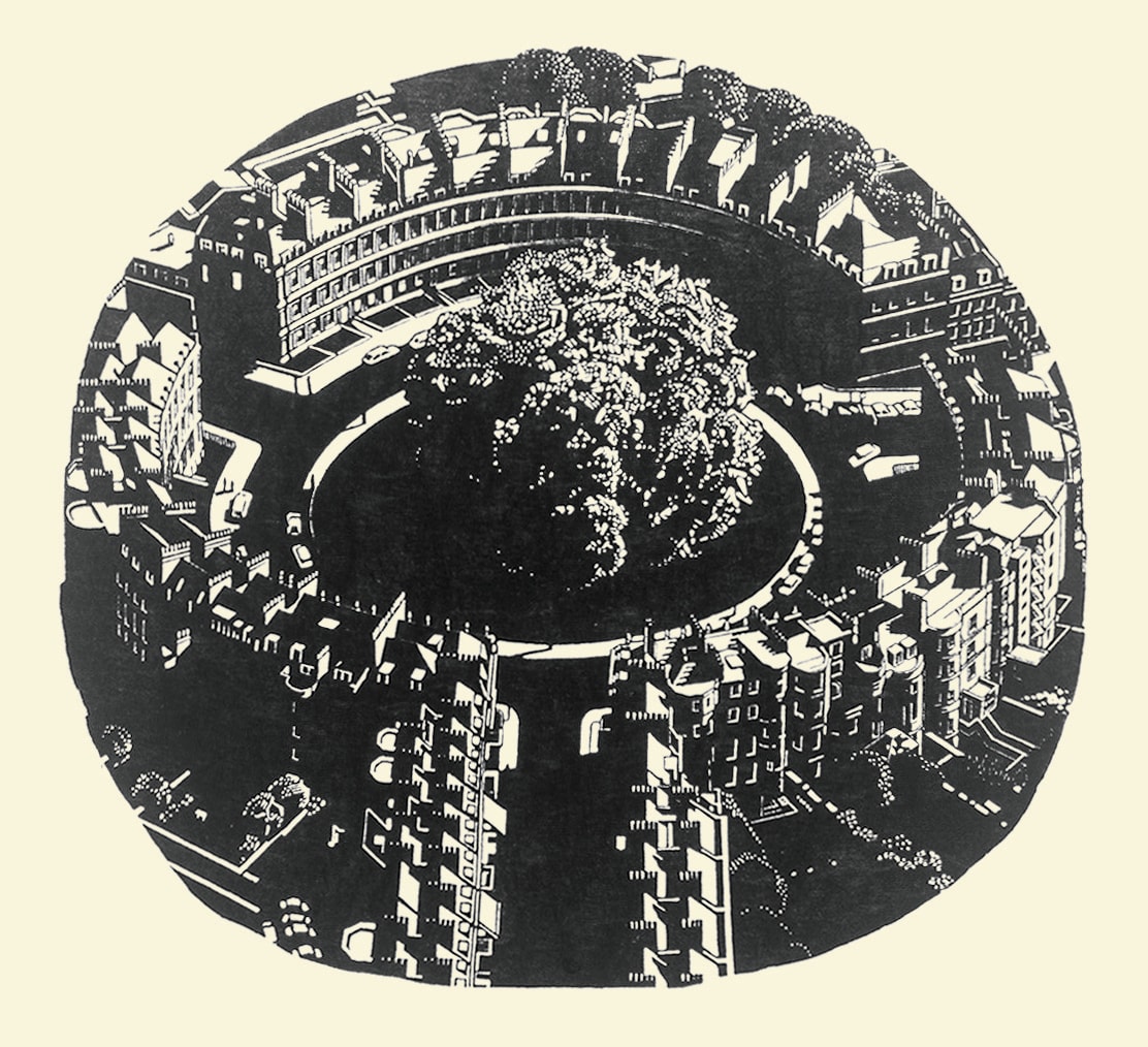 Anne Desmet R.A., Bath Circus I, 1997