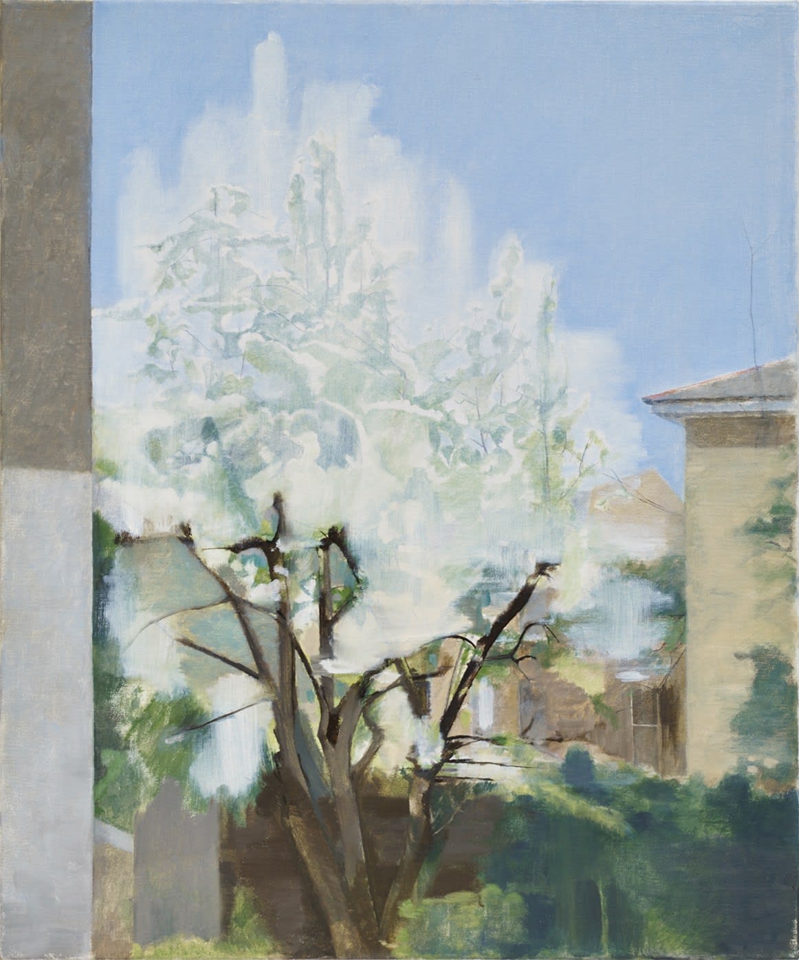 Charlotte Verity, Warm Spring, Blossom, oil on canvas, tree art