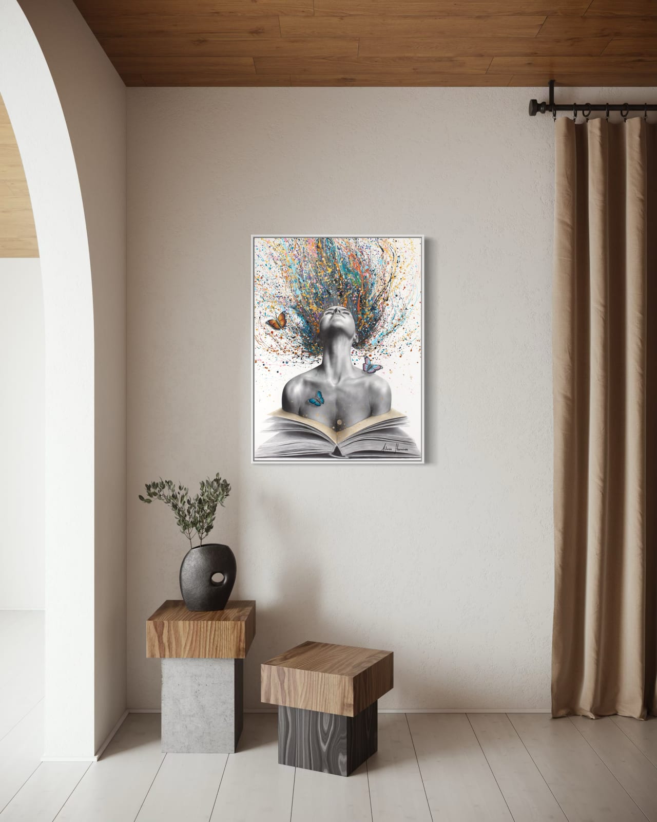 Ashvin Harrison, Chapter of the Infinite Self (Original Hand Painting), 2025