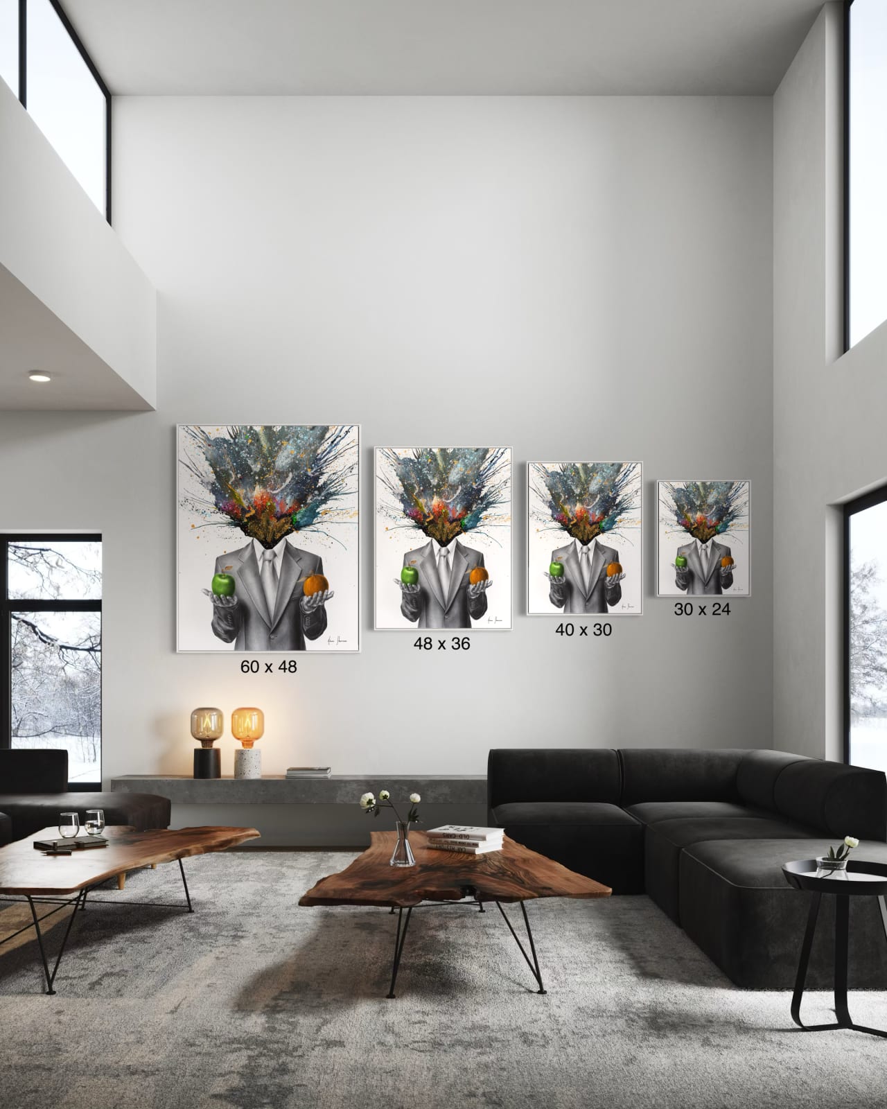 Ashvin Harrison, Universal Ambiguity (Hand Embellished Giclée), 2024