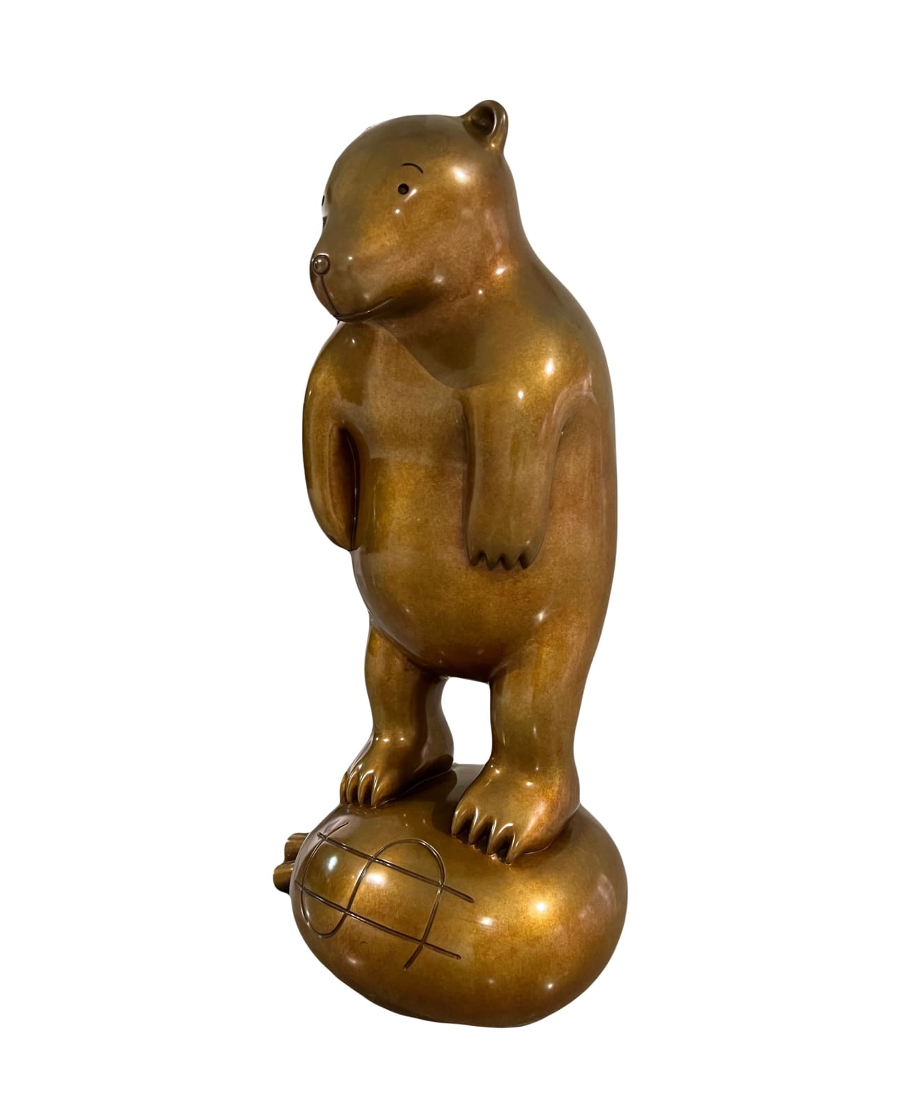 Tom Otterness, Bear on Moneybag, 2009
